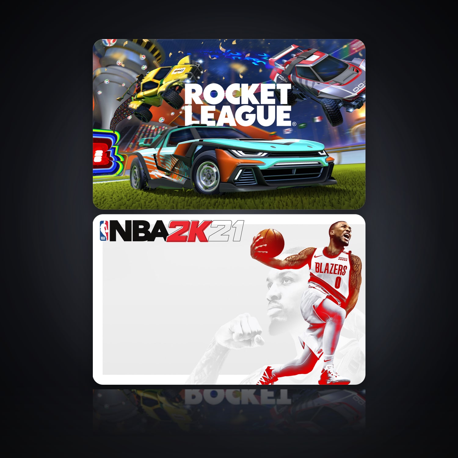 Rocket League & NBA 2K21 | 2 Games — HabibiAccounts