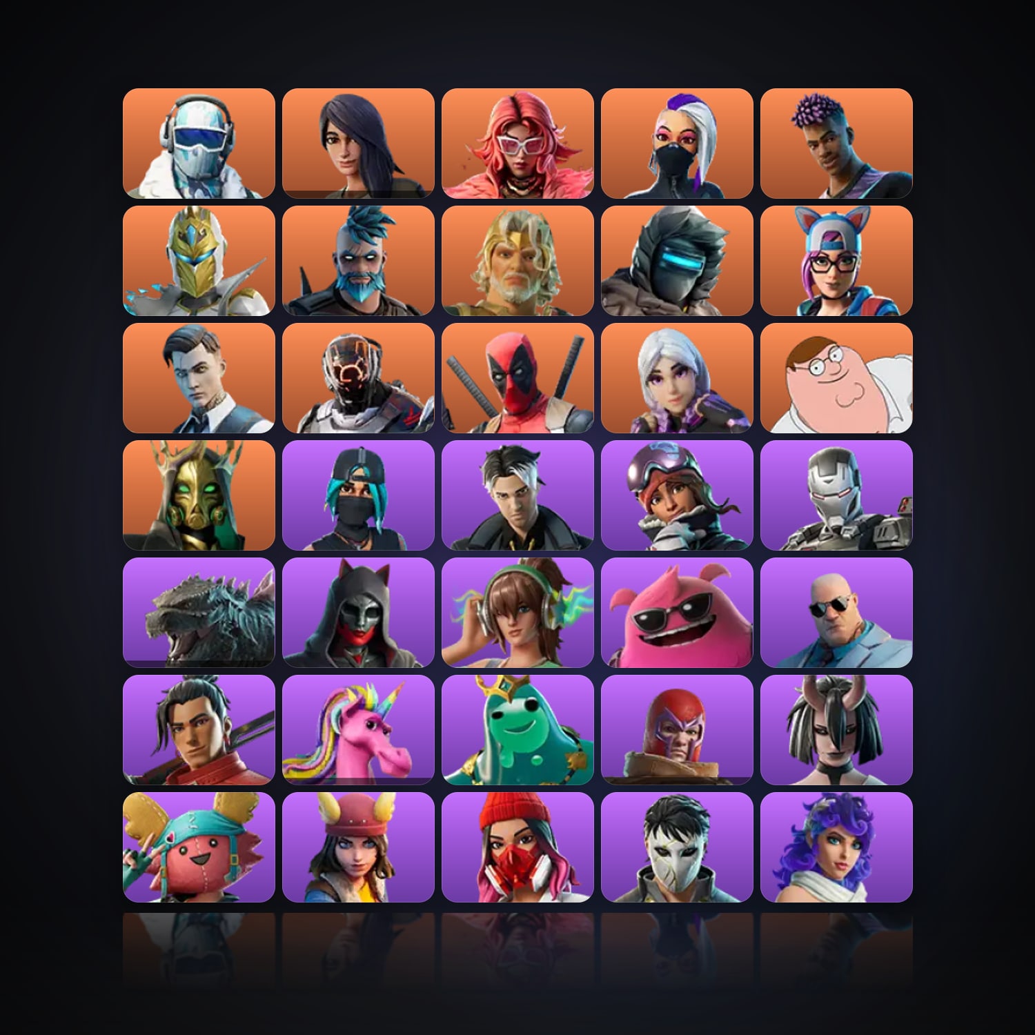 Fortnite | 116 Skins | 900 V-Bucks | Level 2363 | 273 Wins — HabibiAccounts