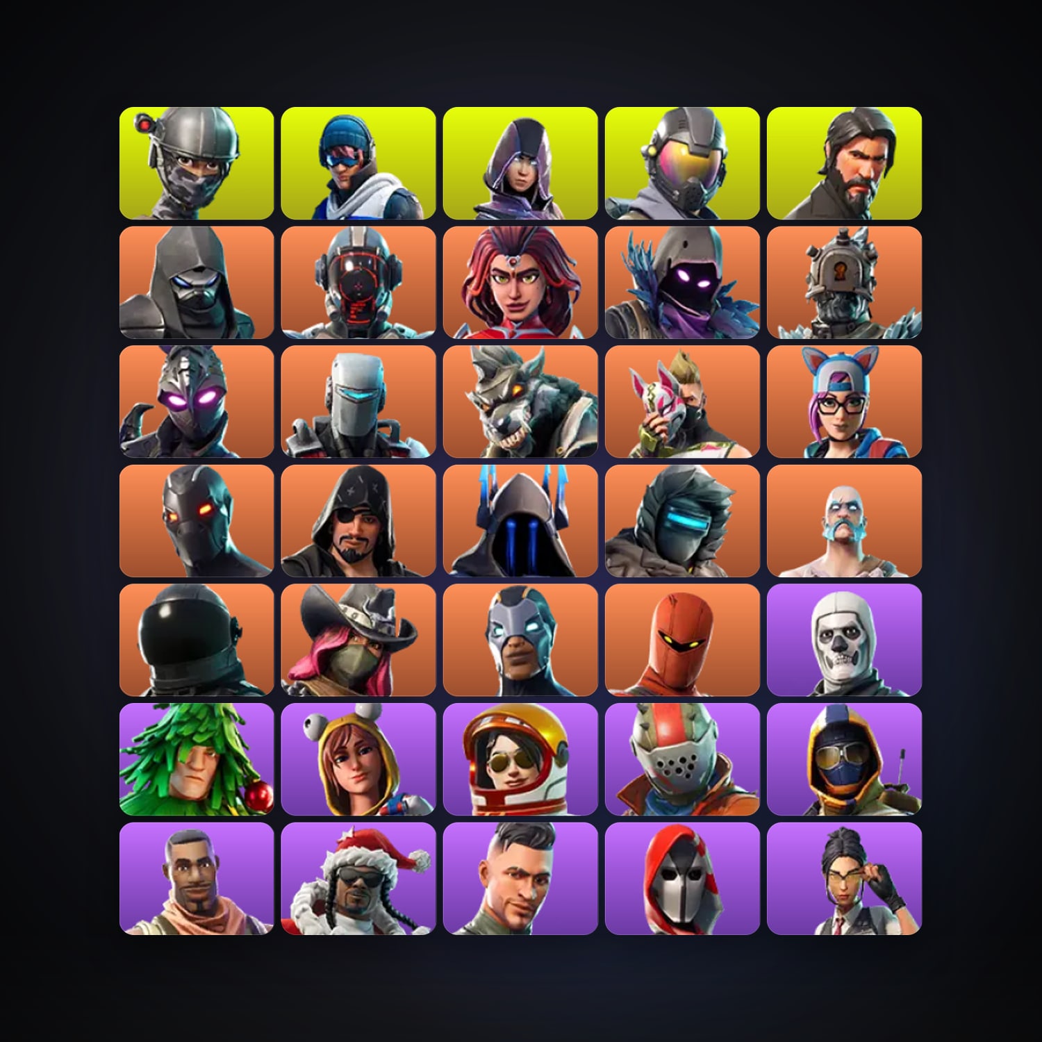 Fortnite | 57 Skins | 400 V-Bucks | Level 1798 | 218 Wins — HabibiAccounts