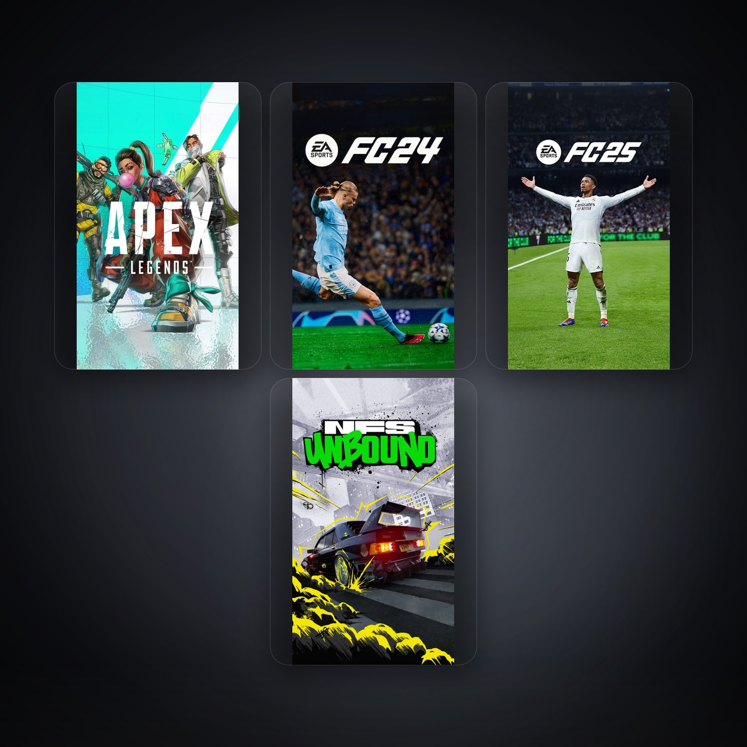 Apex Legends & EA SPORTS FC24 | 4 Games | Apex Lvl 87 — HabibiAccounts