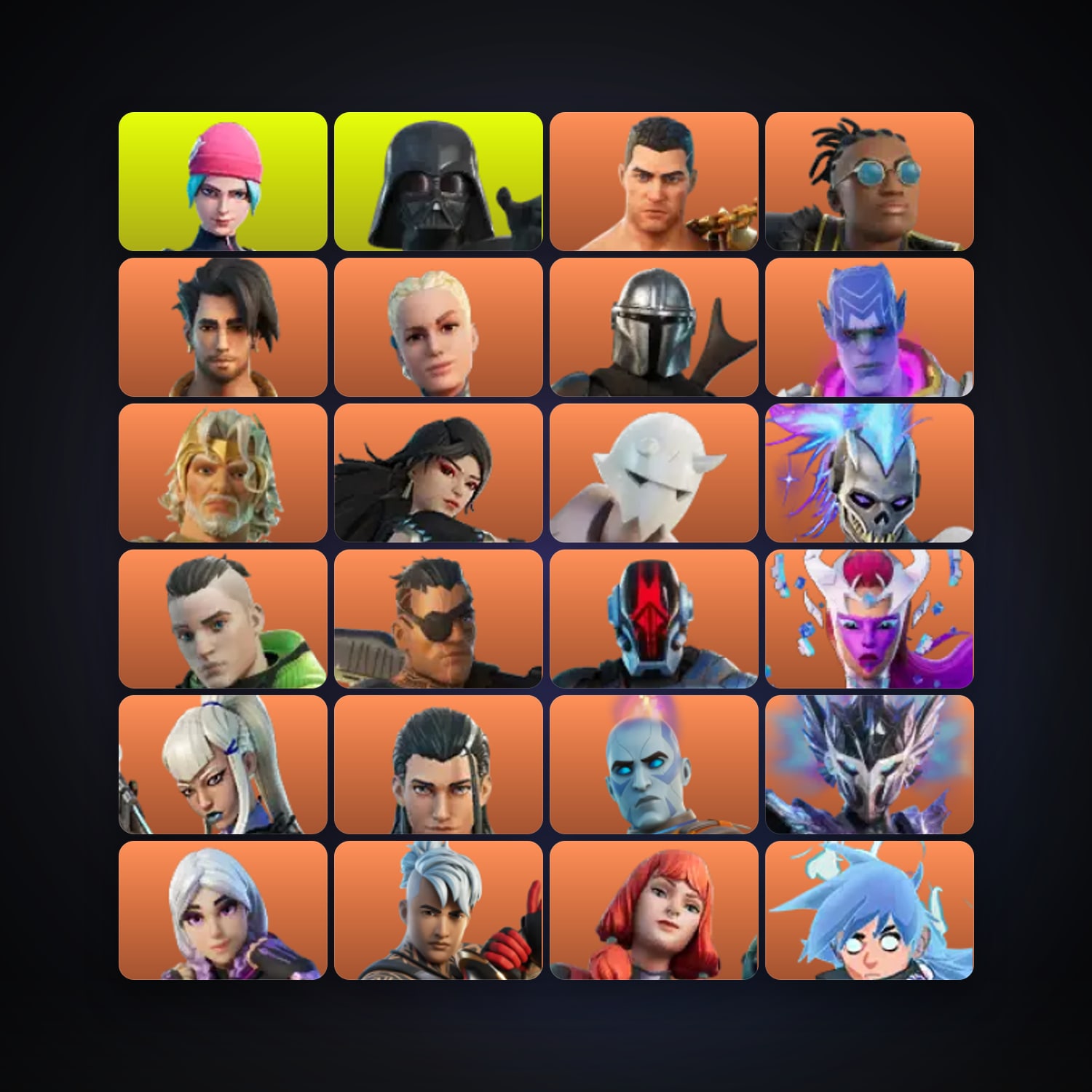 Fortnite | 153 Skins | 2K V-Bucks | Level 2262 | 369 Wins — HabibiAccounts