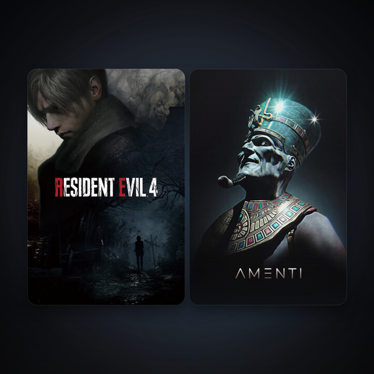 Resident Evil 4 + Amenti, 2 games, clean — HabibiAccounts