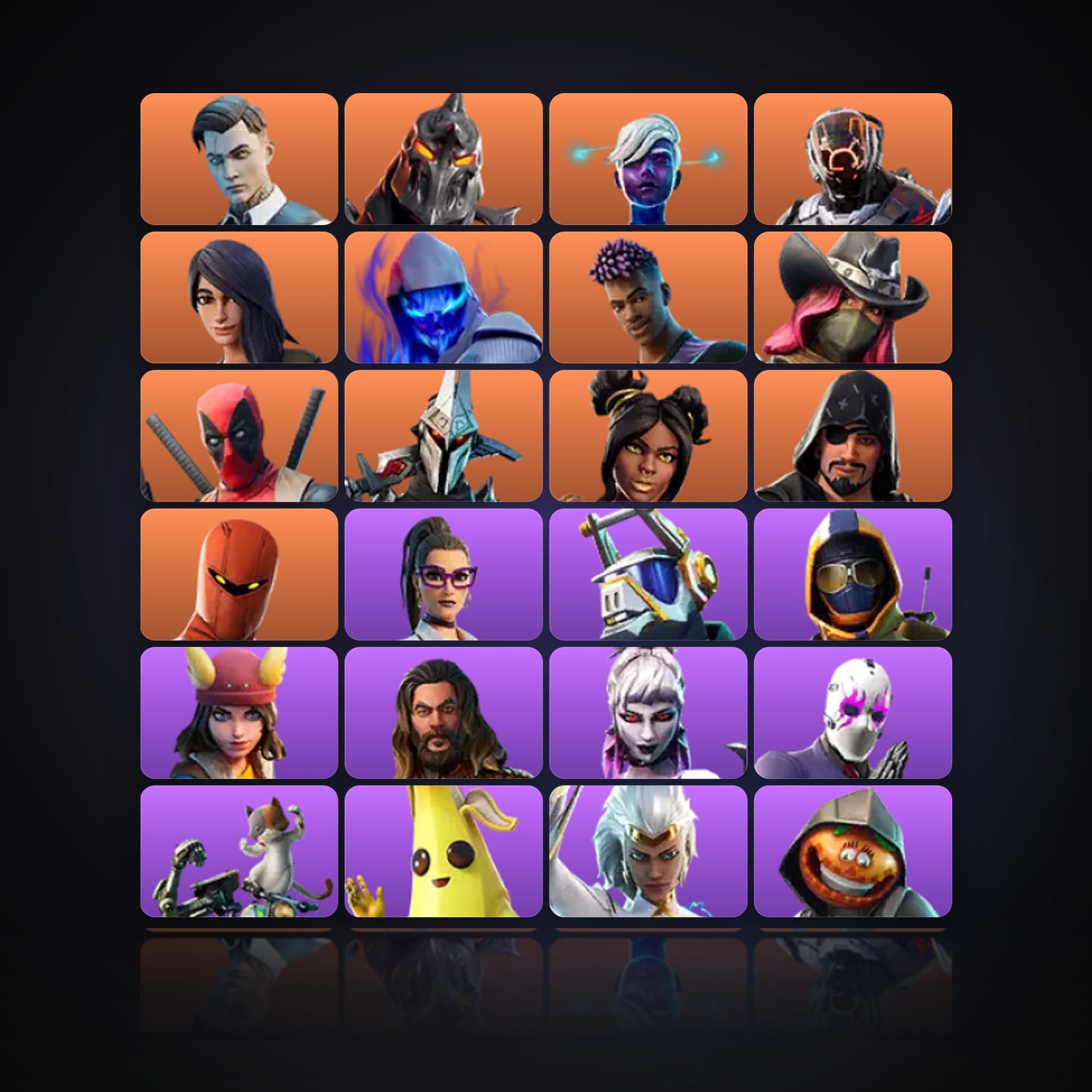Fortnite | 60 Skins | 600 V-Bucks | Level 1264 | 93 Wins — HabibiAccounts