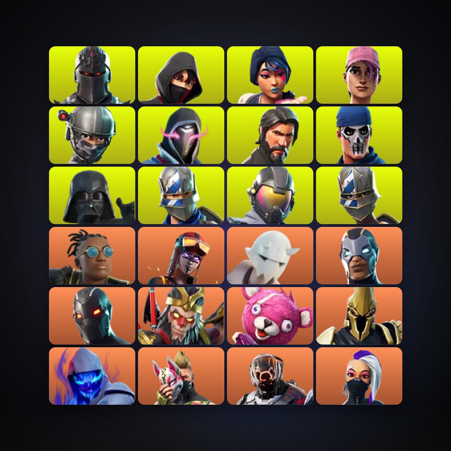 Fortnite | 178 Skins | 100 V-Bucks | Level 4700 | 1.3K Wins — HabibiAccounts