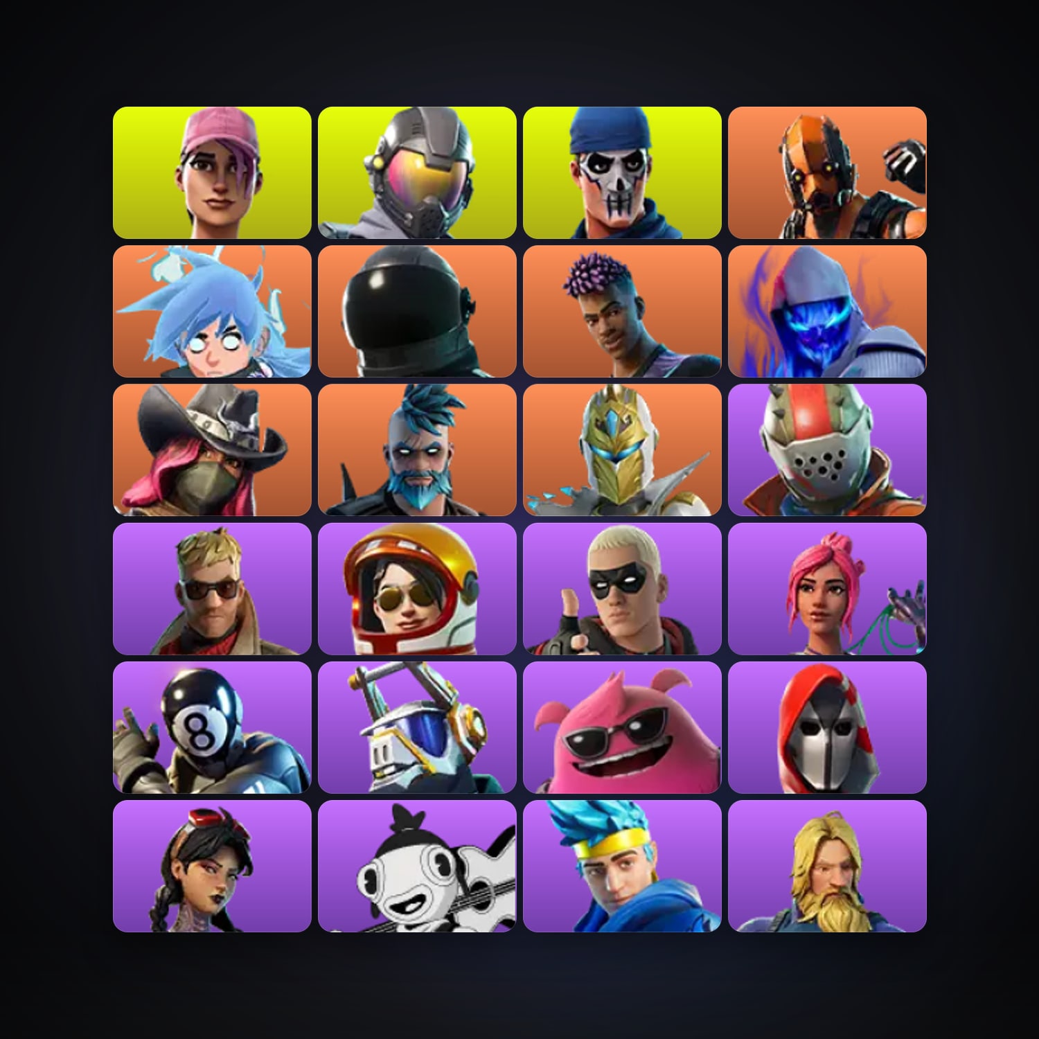 Fortnite | 51 Skins | 350 V-Bucks | Level 650 | 73 Wins — HabibiAccounts