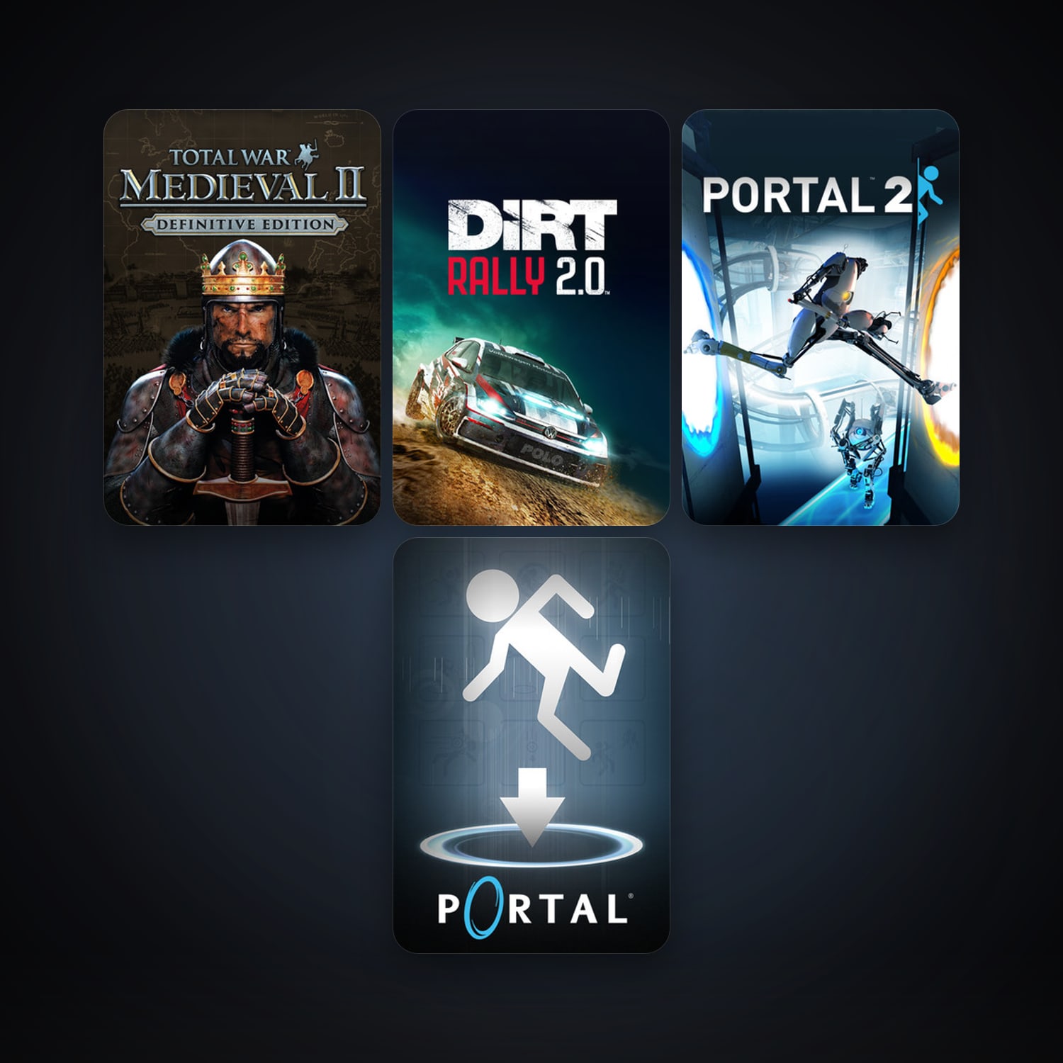 Portal + Portal 2, 7 games, clean — HabibiAccounts