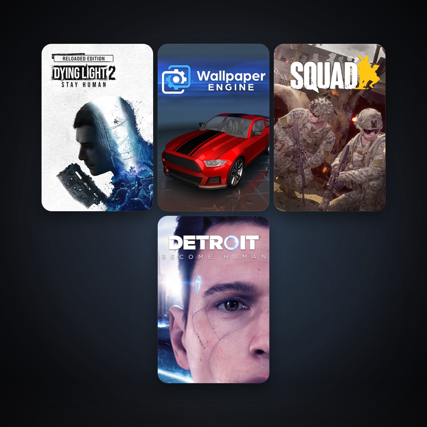 Squad + Wallpaper Engine, 9 games, clean — HabibiAccounts