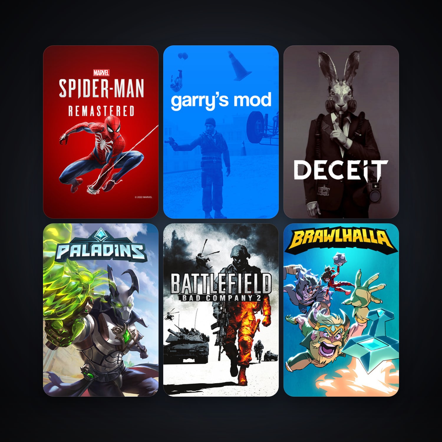 Garry's Mod + Free CS2 (No Prime), 17 games, clean — HabibiAccounts