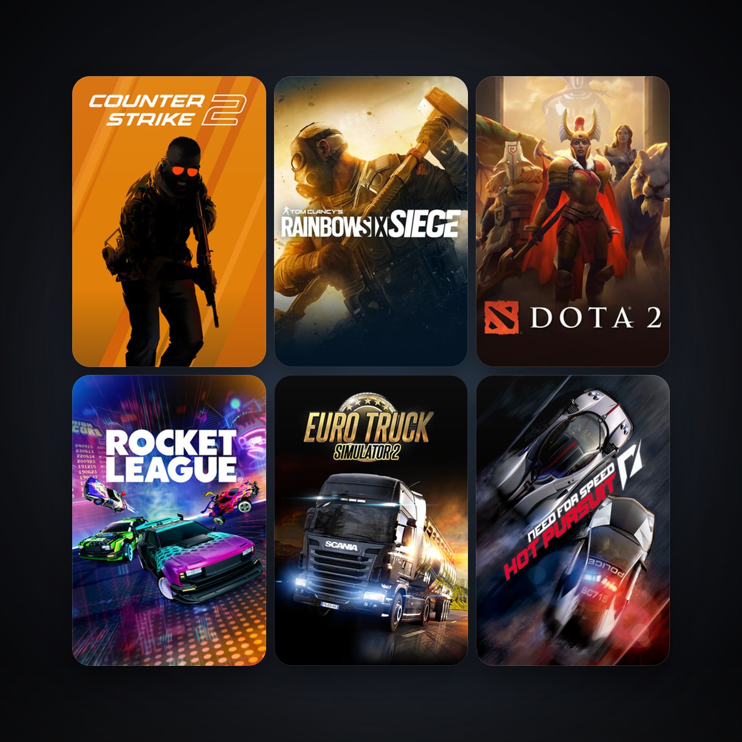 Dota 2 + CS2 Prime, 10 games, Steam 13, clean — HabibiAccounts