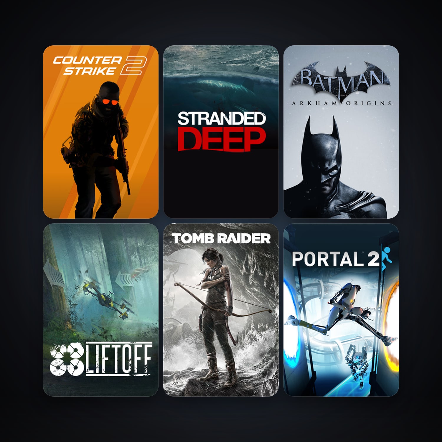 Portal 2 + CS2 Prime, 14 games, Steam 11, clean — HabibiAccounts