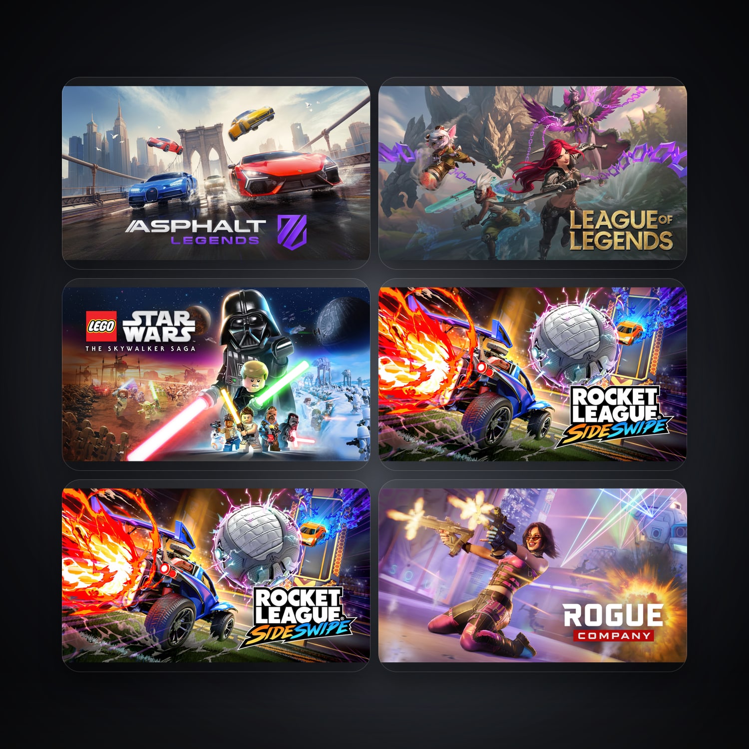 Asphalt Legends Unite & League of Legends | 61 Games — HabibiAccounts