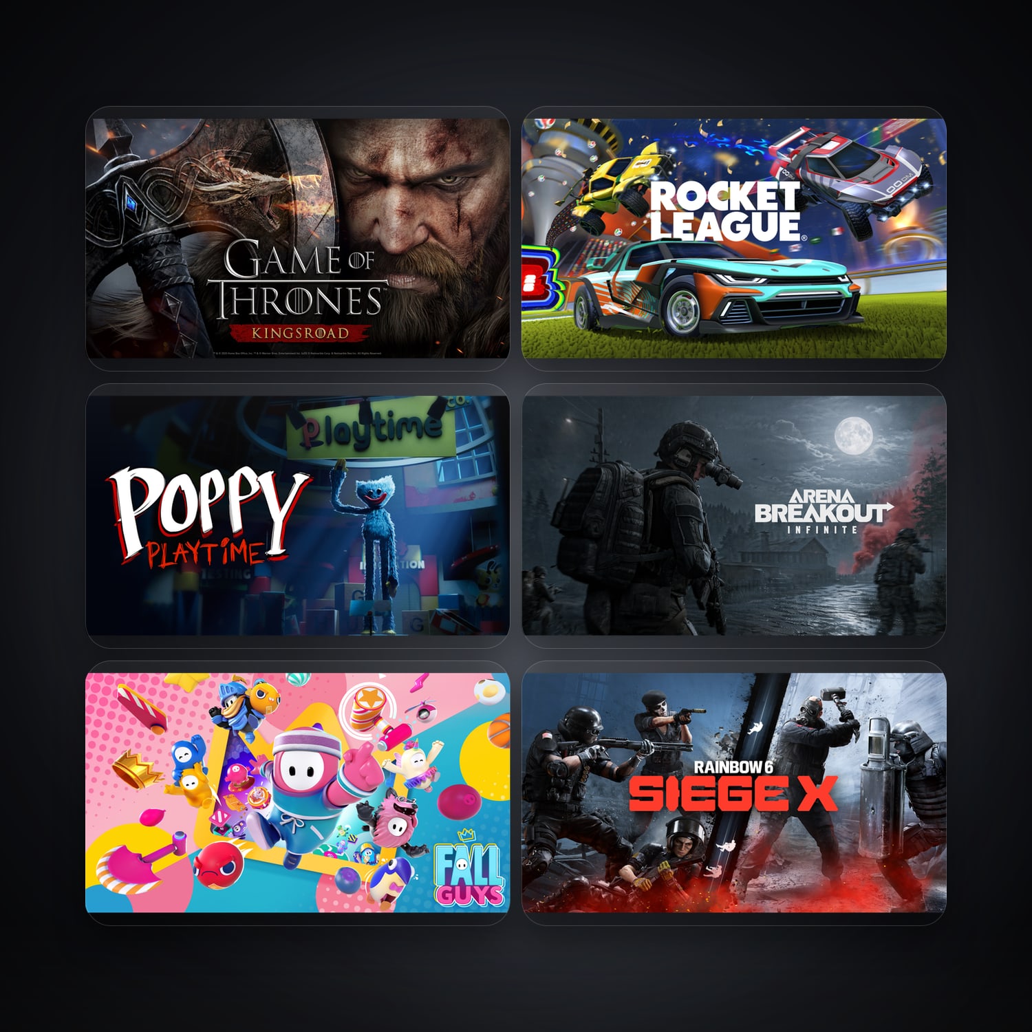 هالحساب إبك فيه Game of Thrones: Kingsroad وRocket League، JO، 8 ألعاب — HabibiAccounts