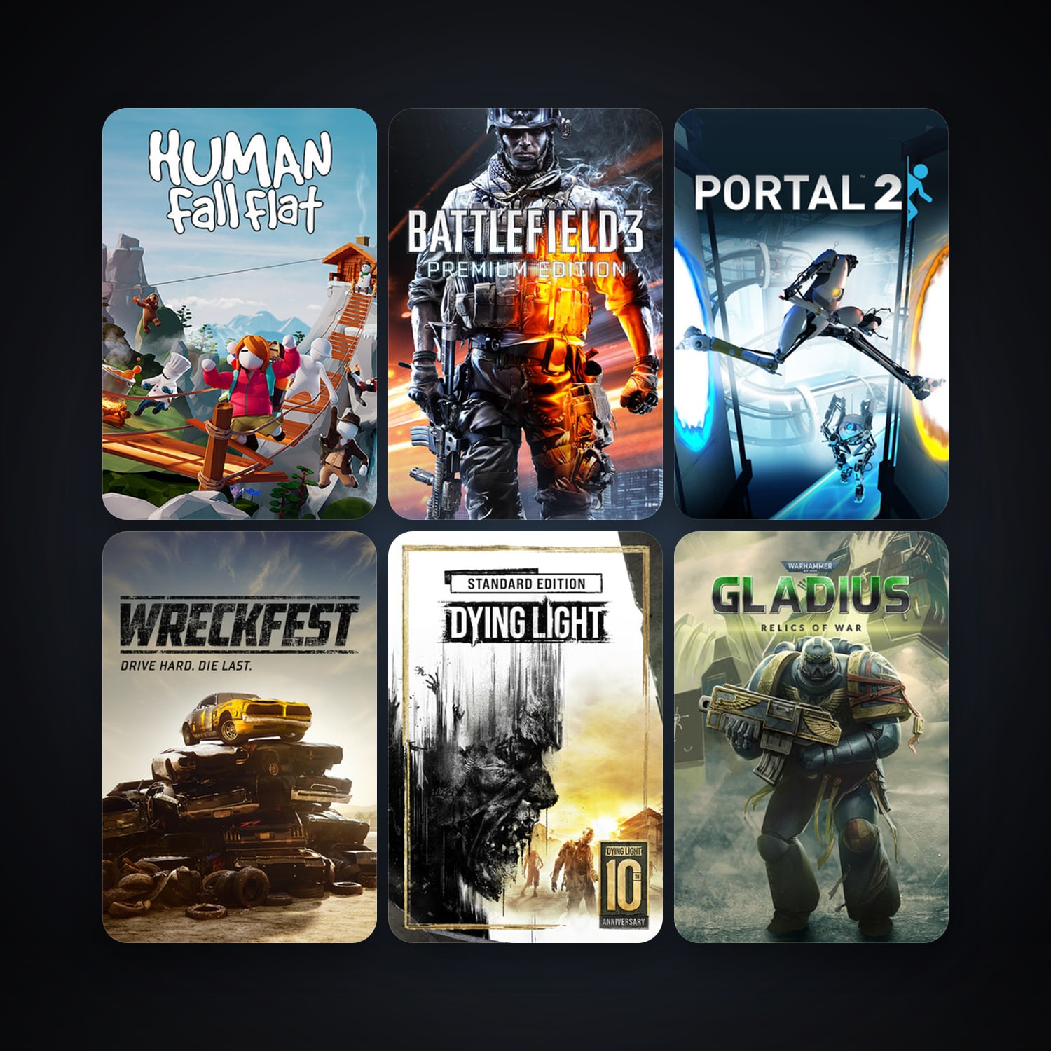 Human: Fall Flat & Battlefield 3 | Clean — HabibiAccounts