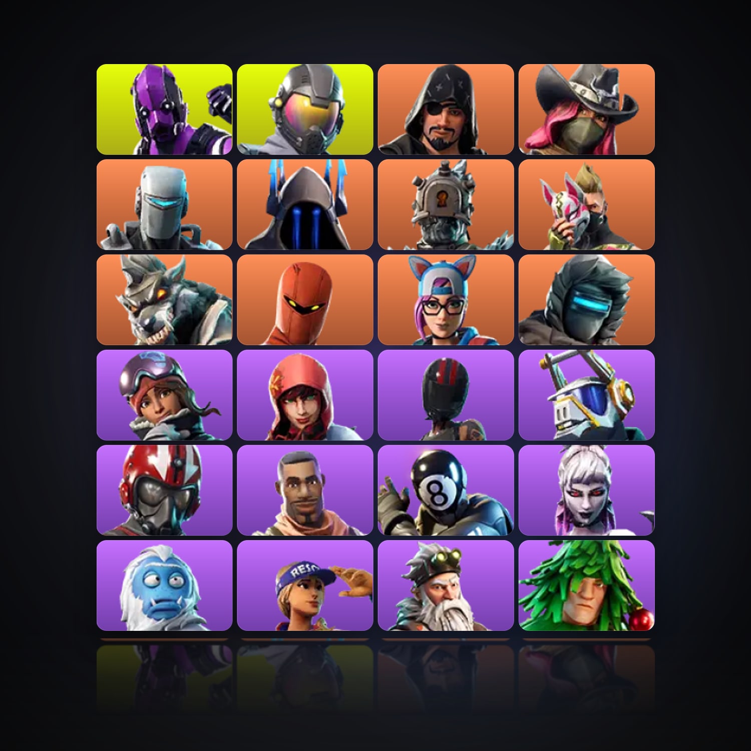 Fortnite | 41 Skins | 300 V-Bucks | Level 478 | 39 Wins — HabibiAccounts