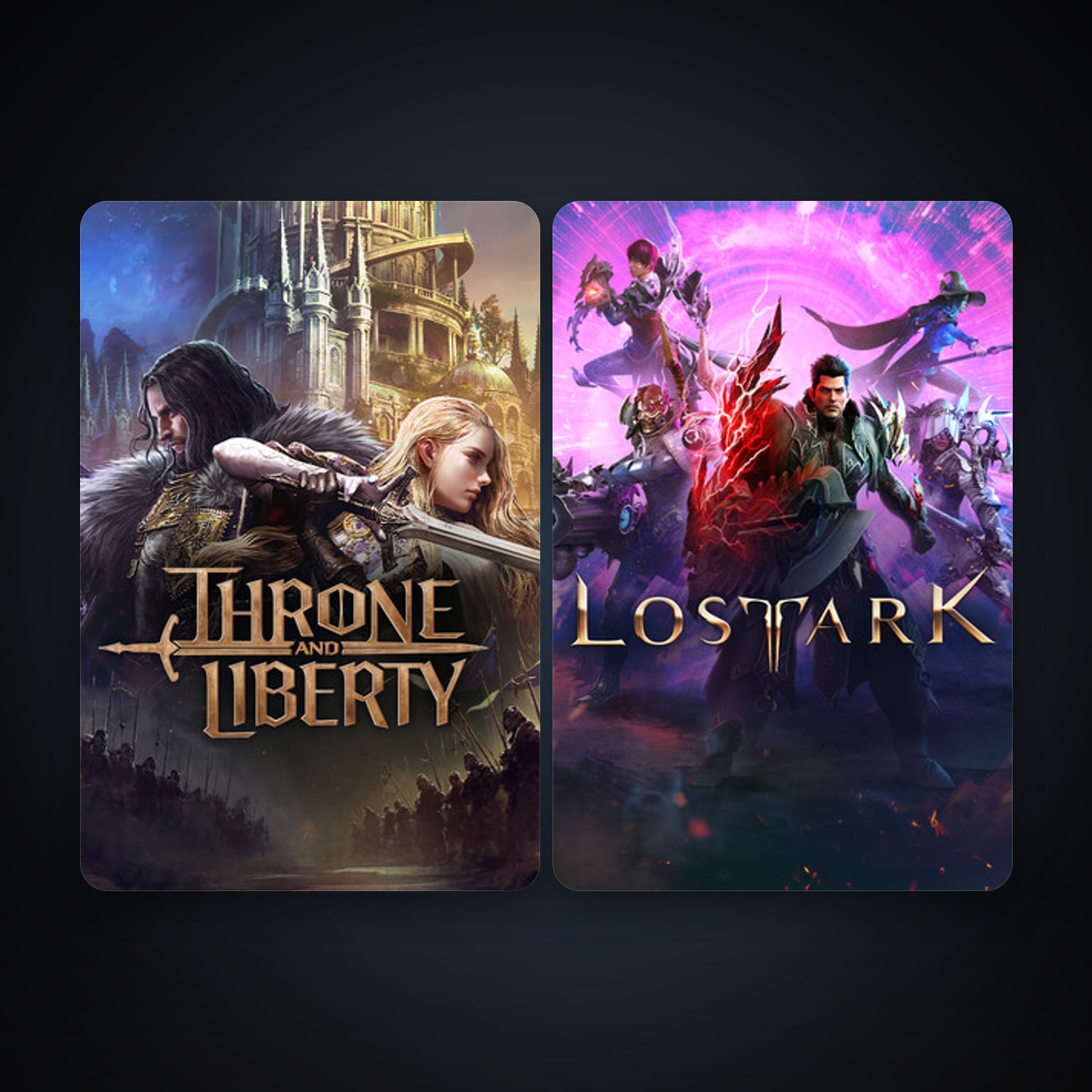 Lost Ark + THRONE AND LIBERTY, 2 games, clean — HabibiAccounts