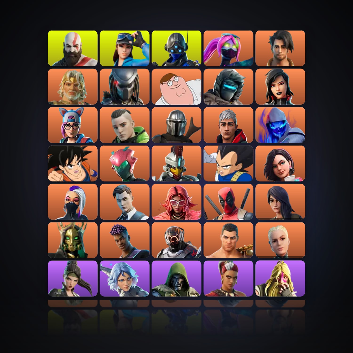 Fortnite | 234 Skins | 250 V-Bucks | Level 3567 | 351 Wins — HabibiAccounts