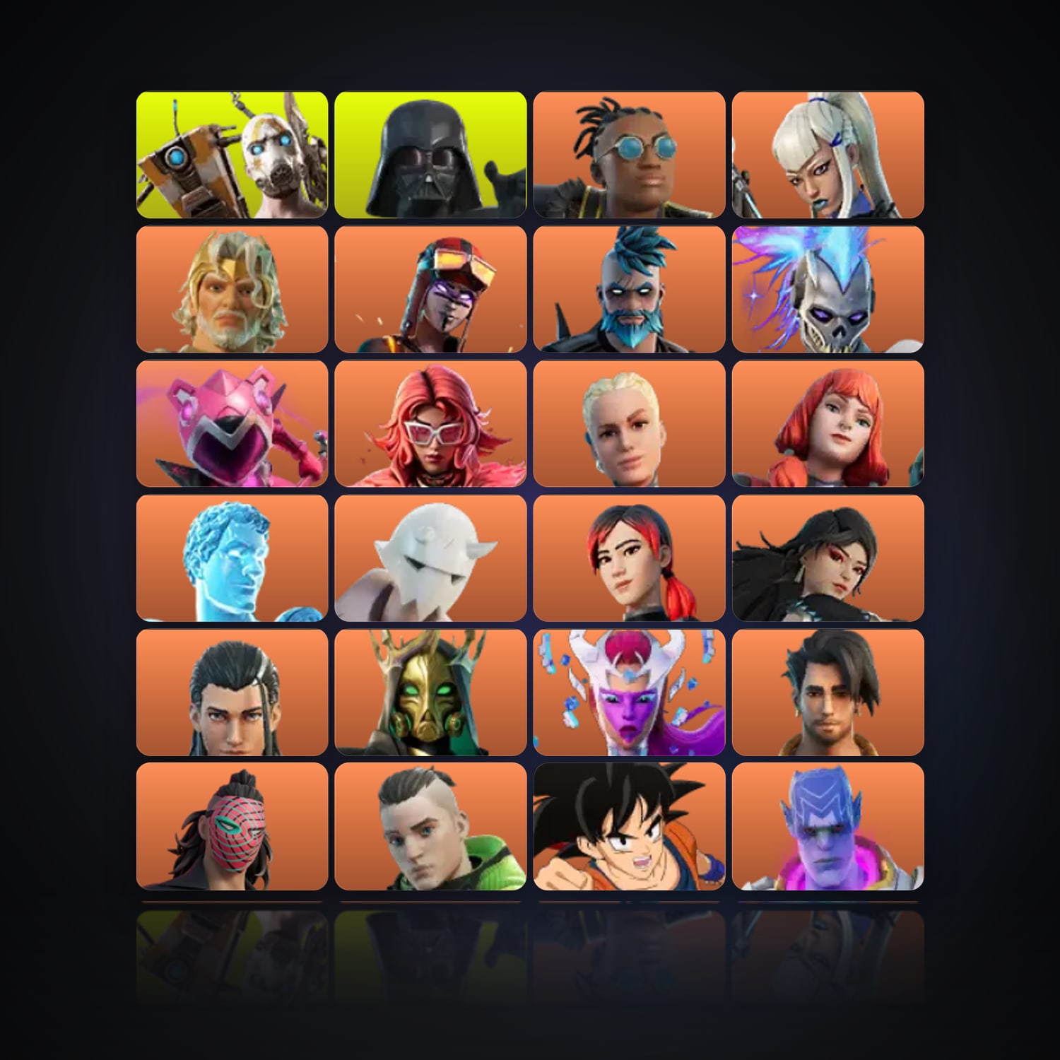 Fortnite | 386 Skins | 400 V-Bucks | Level 3124 | 346 Wins — HabibiAccounts