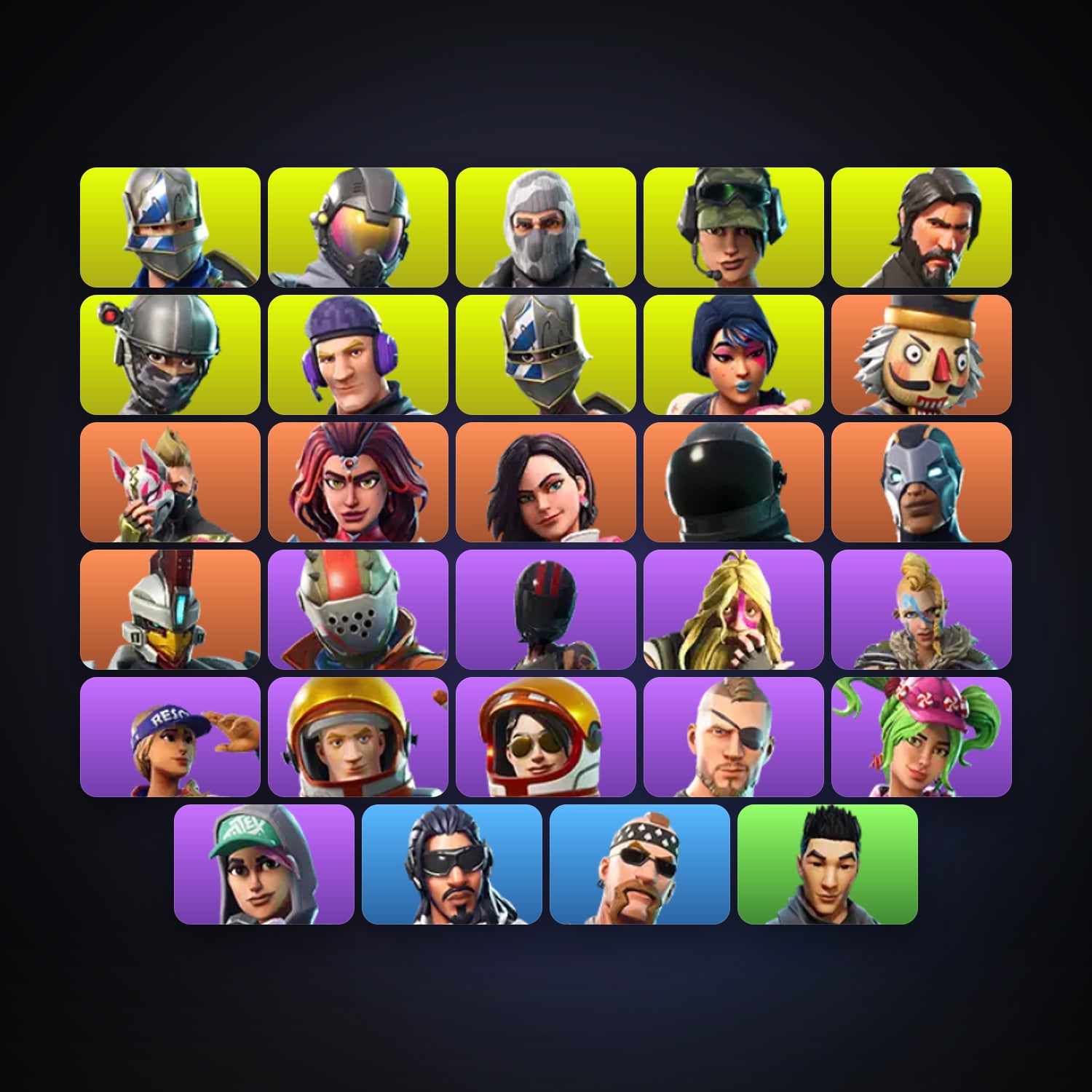Fortnite | 29 Skins | 900 V-Bucks | Level 433 | 93 Wins — HabibiAccounts