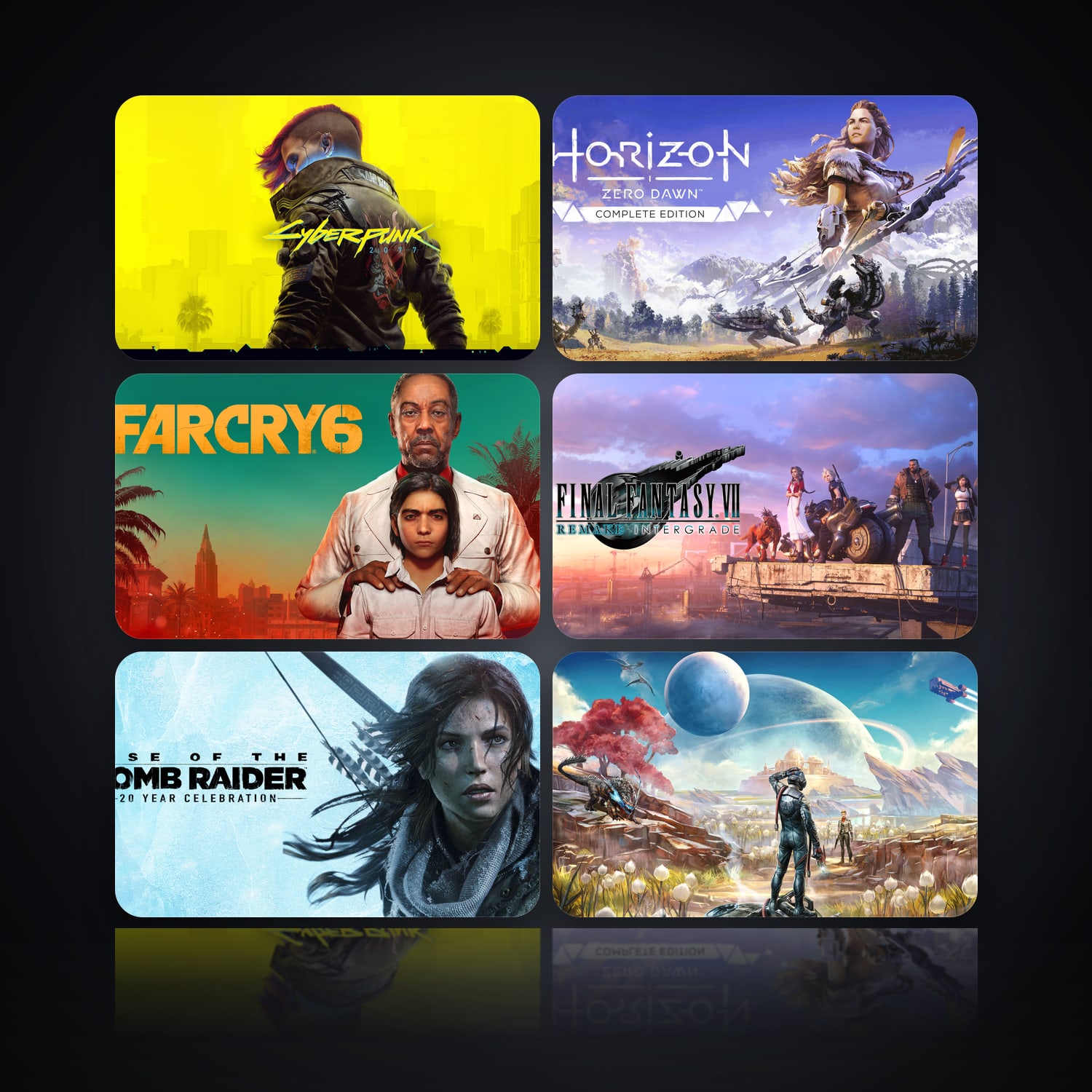 Cyberpunk 2077 & Horizon Zero Dawn Complete Edition | 98 Games — HabibiAccounts