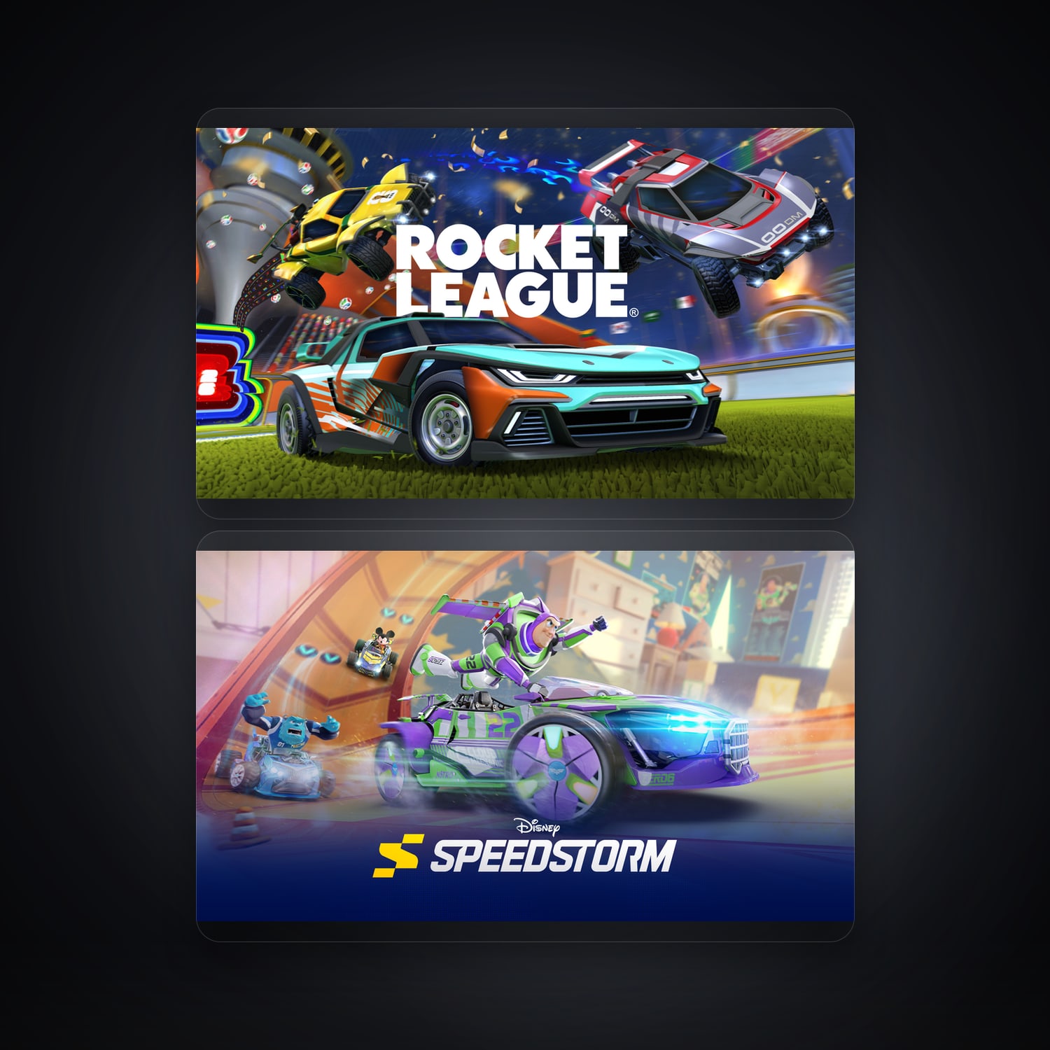 Epic Rocket League + Disney Speedstorm — GB — HabibiAccounts