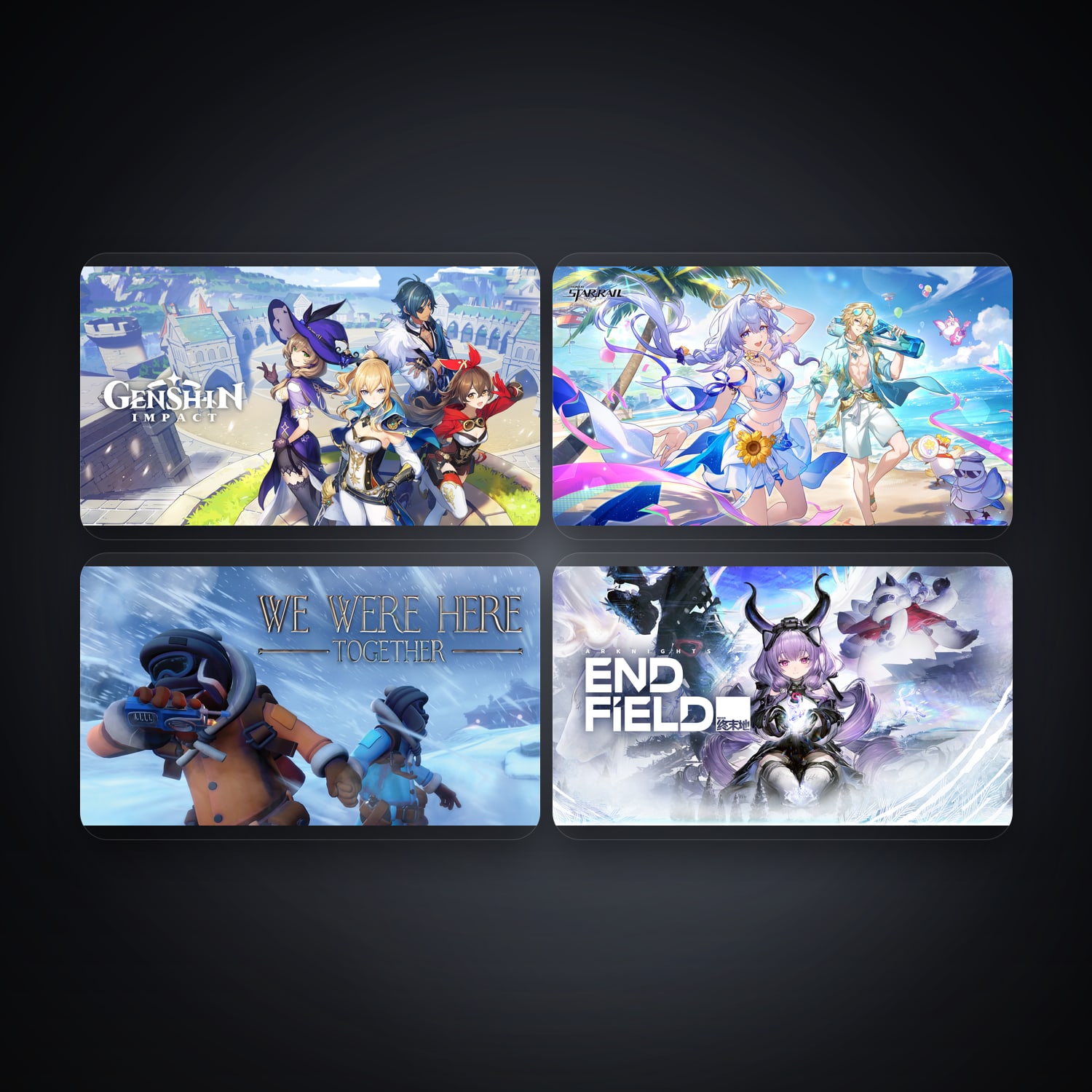 Epic Genshin Impact + Honkai: Star Rail — BR — 5 games — HabibiAccounts