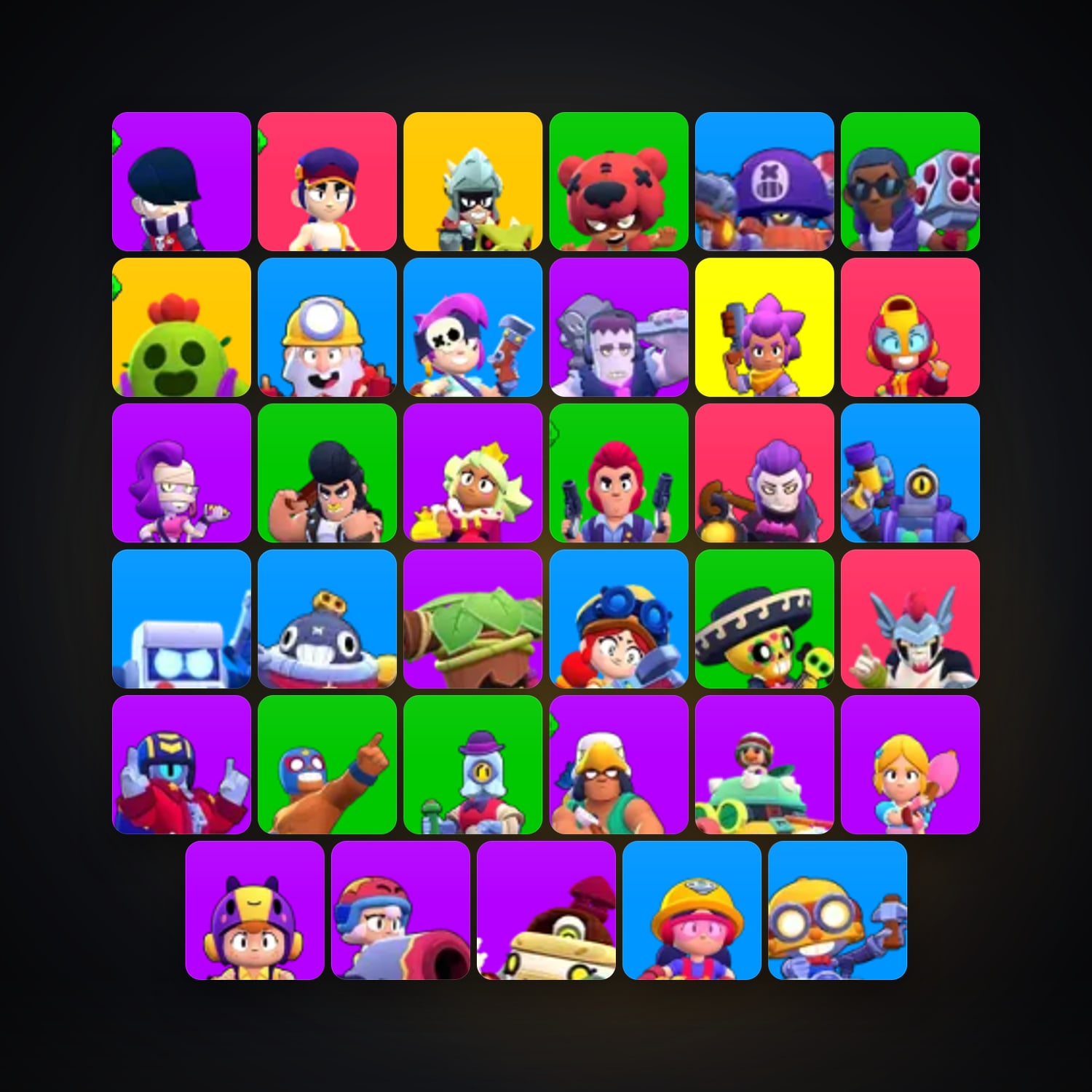 36 Brawlers | 4.1K Trophies — HabibiAccounts