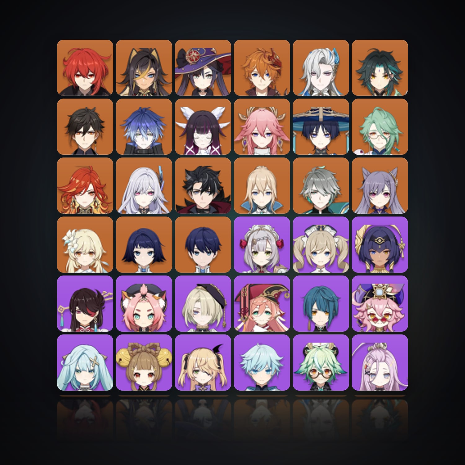 Genshin Impact | AR 59 | 69 Chars | 18× 5★ — HabibiAccounts