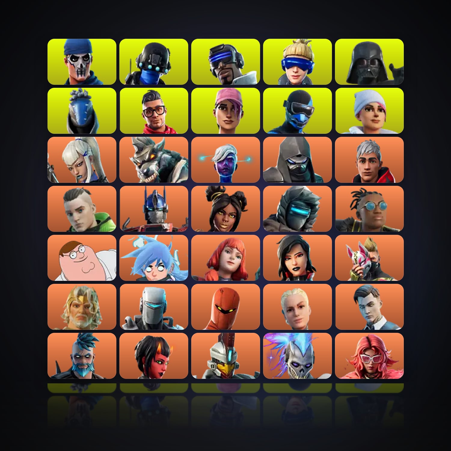 Fortnite | 337 Skins | 6.2K V-Bucks | Level 6218 | 1.2K Wins — HabibiAccounts