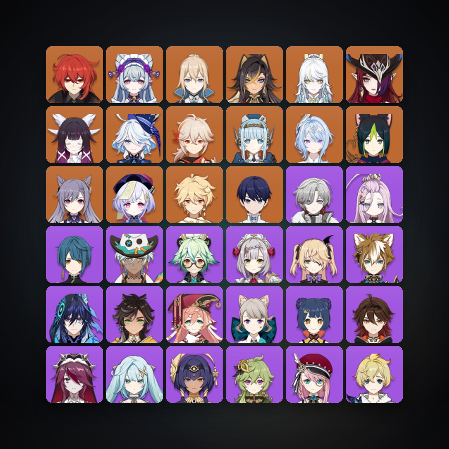 Genshin Impact | AR 57 | 59 Chars | 14× 5★ — HabibiAccounts