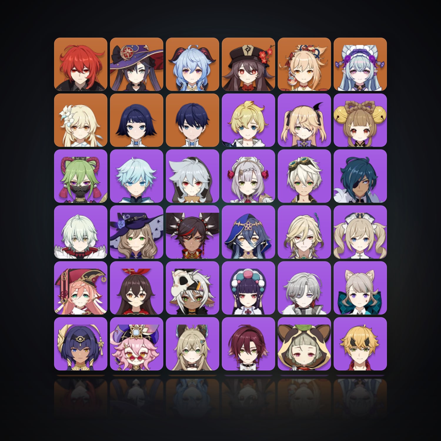 Genshin Impact | AR 28 | 38 Chars | 6× 5★ — HabibiAccounts