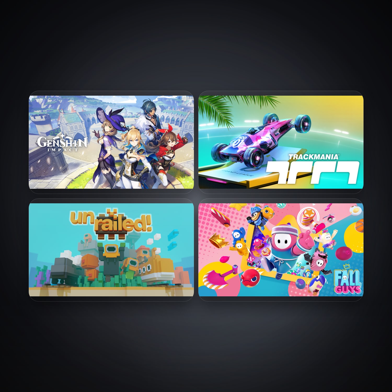 Genshin Impact & Trackmania | 5 Games — HabibiAccounts