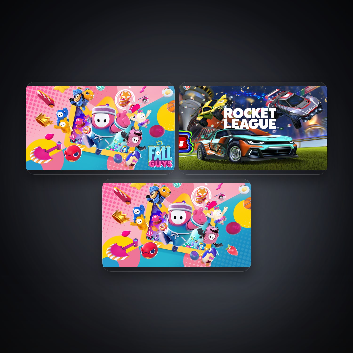 Epic Fall Guys + Rocket League — UY — 3 games — HabibiAccounts
