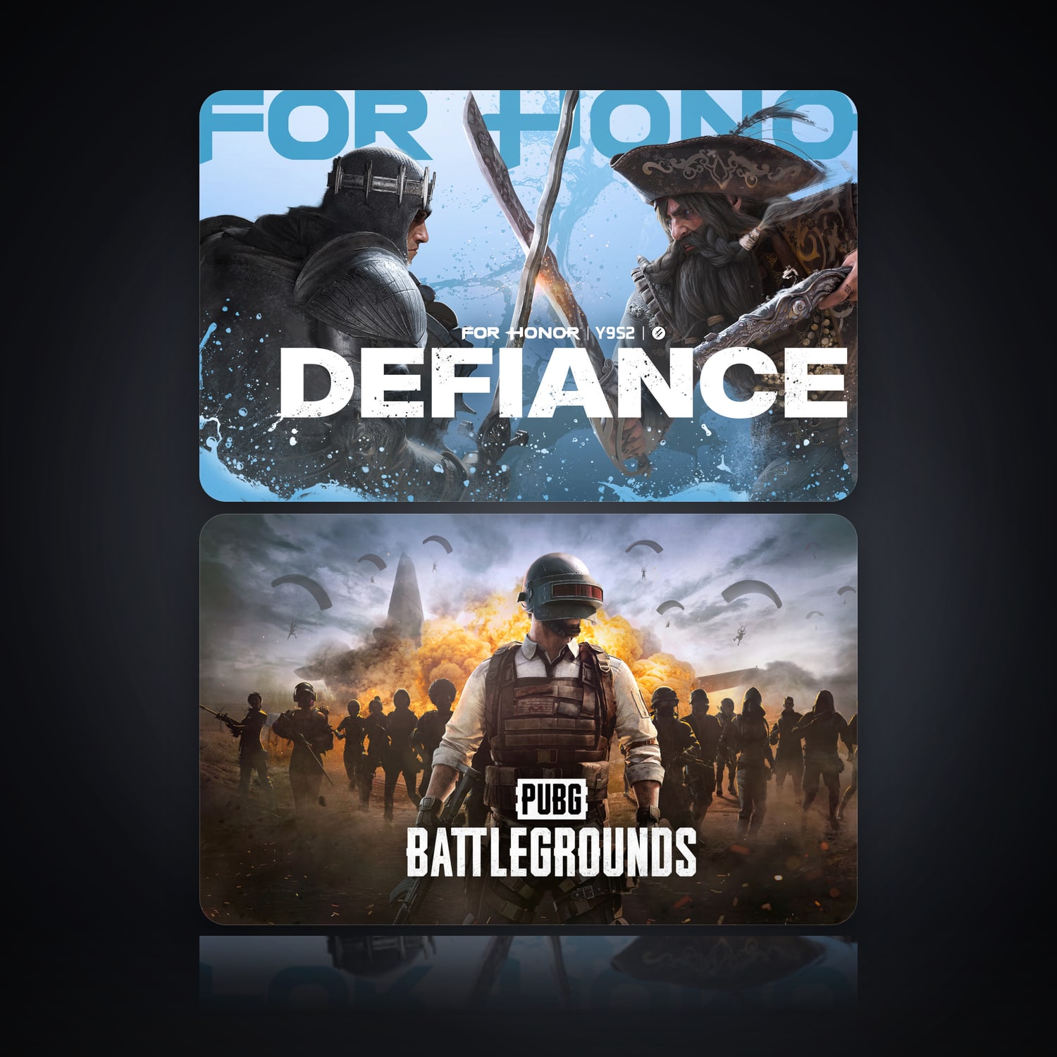 For Honor & PUBG: BATTLEGROUNDS | 2 Games — HabibiAccounts