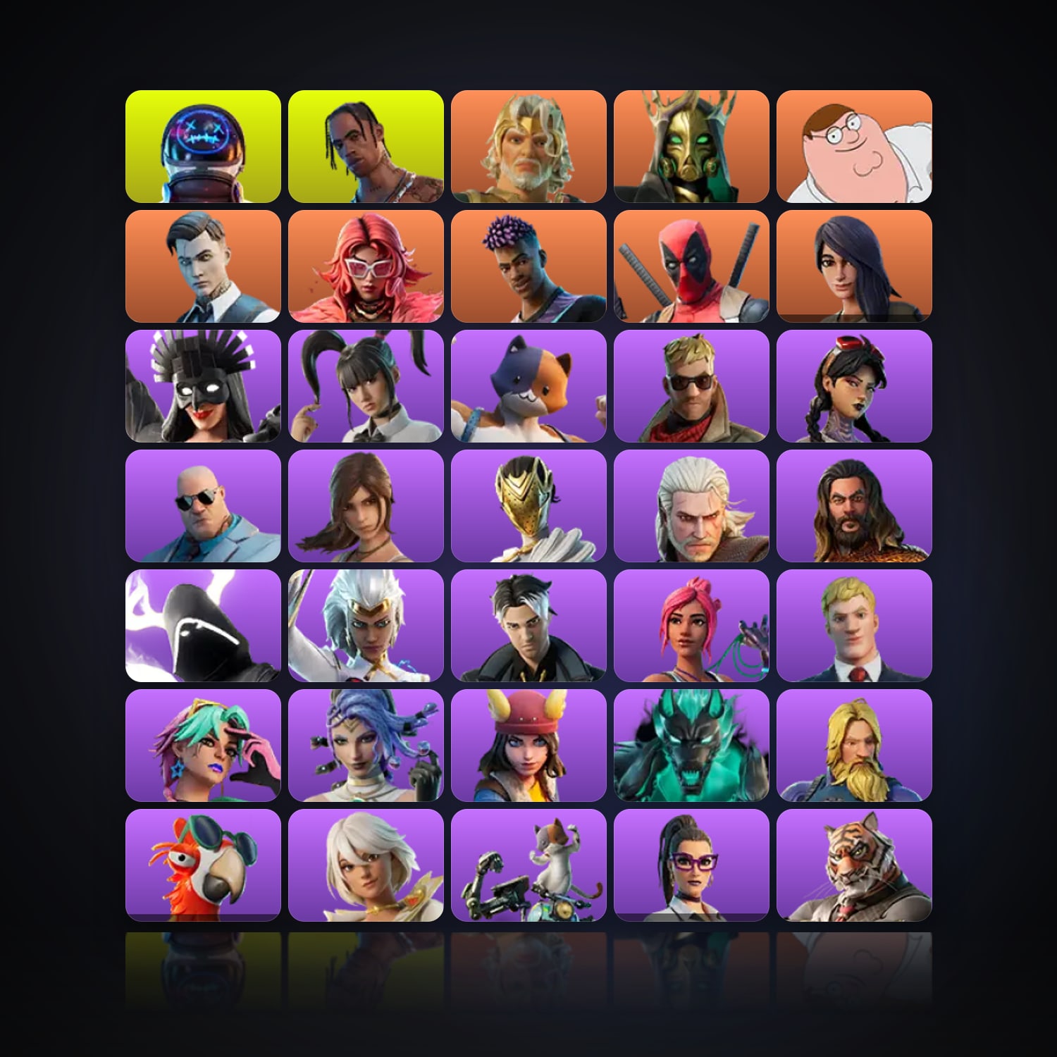 Fortnite | 73 Skins | 1K V-Bucks | Level 1091 | 133 Wins — HabibiAccounts