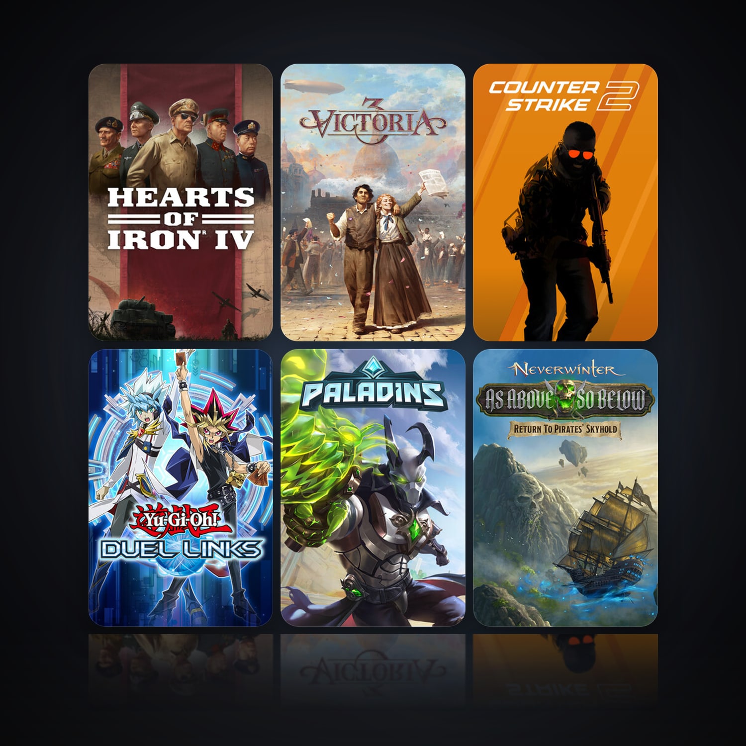 Hearts of Iron IV & Victoria 3 | 22 Games | Has VAC — HabibiAccounts