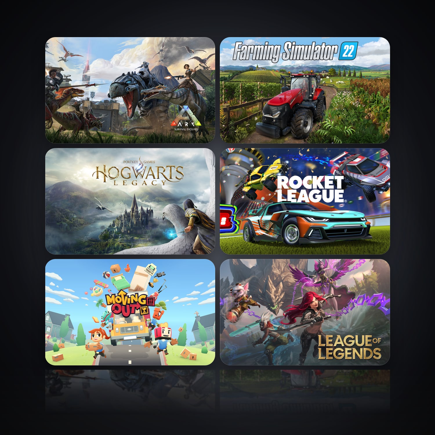 ARK: Survival Evolved & Farming Simulator 22 | 10 Games — HabibiAccounts
