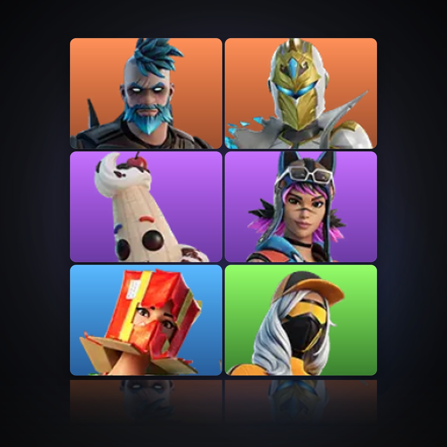 Fortnite | 6 Skins | 900 V-Bucks | Level 119 | 4 Wins — HabibiAccounts