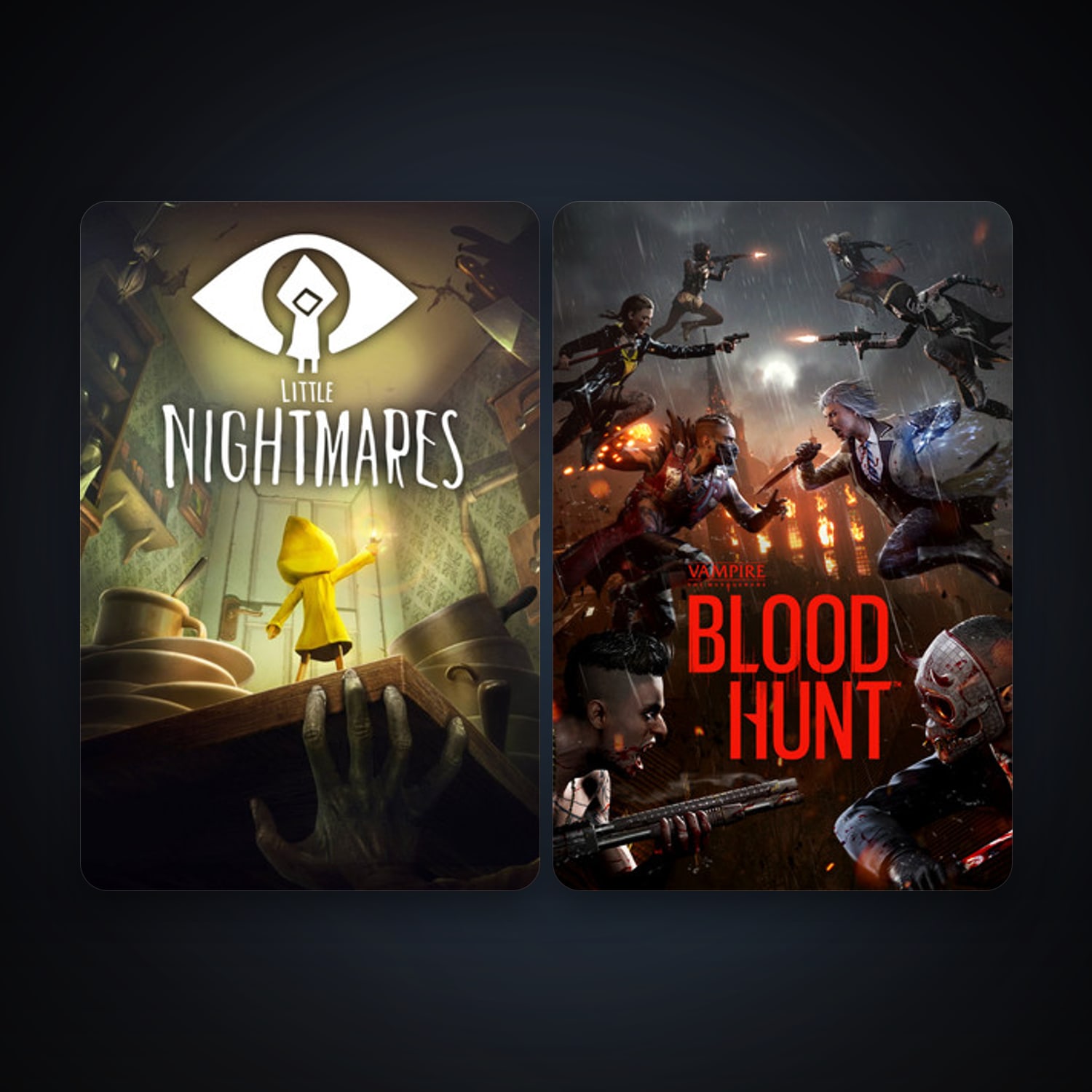 Little Nightmares + Vampire: The Masquerade - Bloodhunt, 4 games, clean — HabibiAccounts
