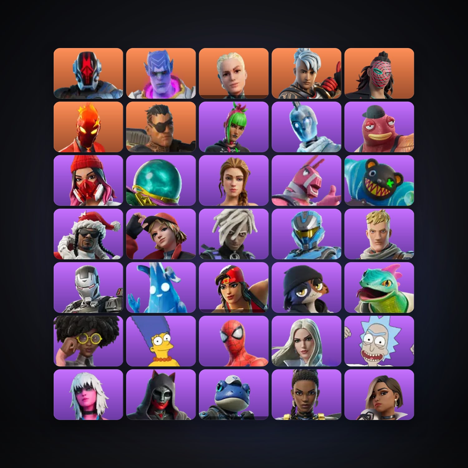 Fortnite | 66 Skins | 250 V-Bucks | Level 2812 | 241 Wins — HabibiAccounts