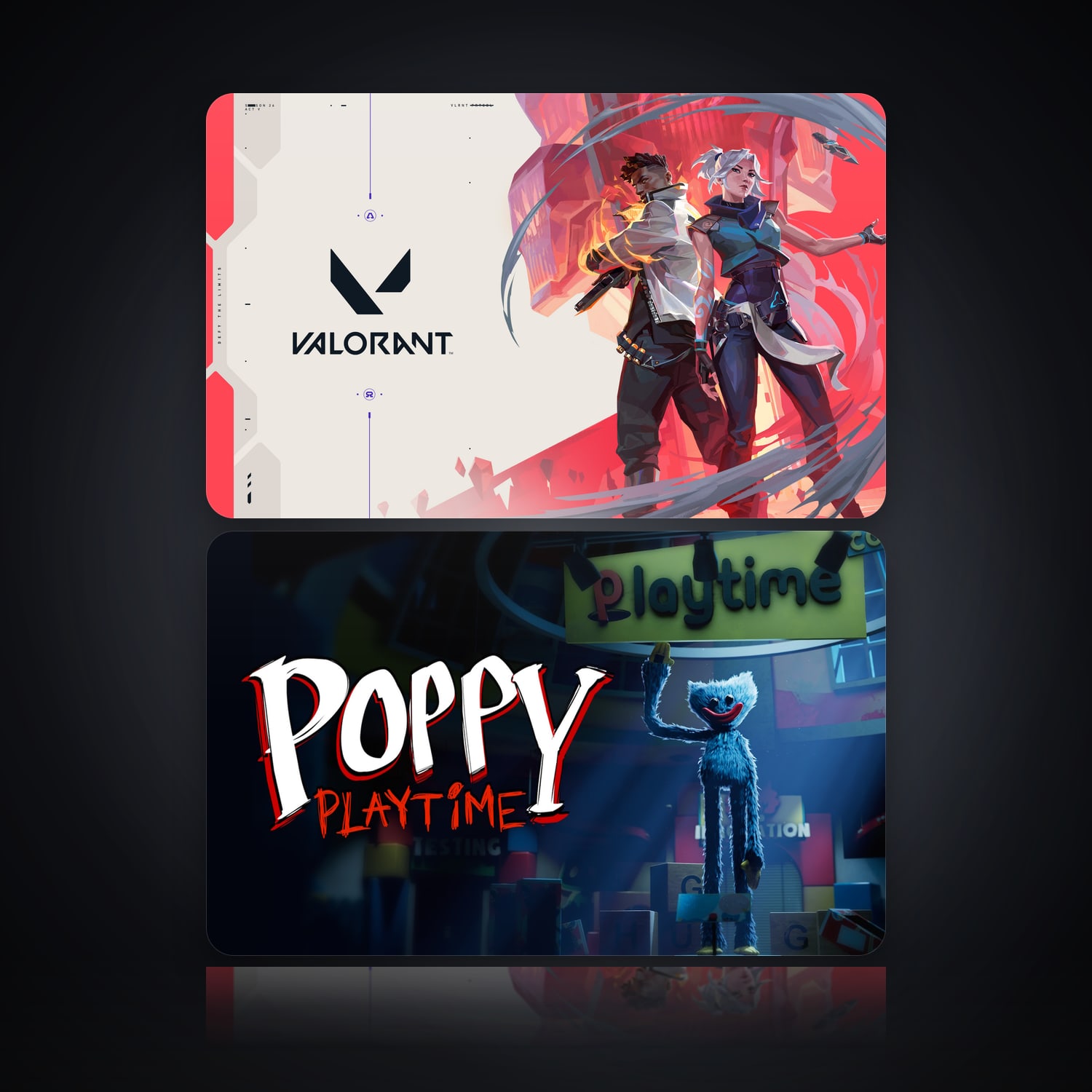 VALORANT & Poppy Playtime | 2 Games — HabibiAccounts