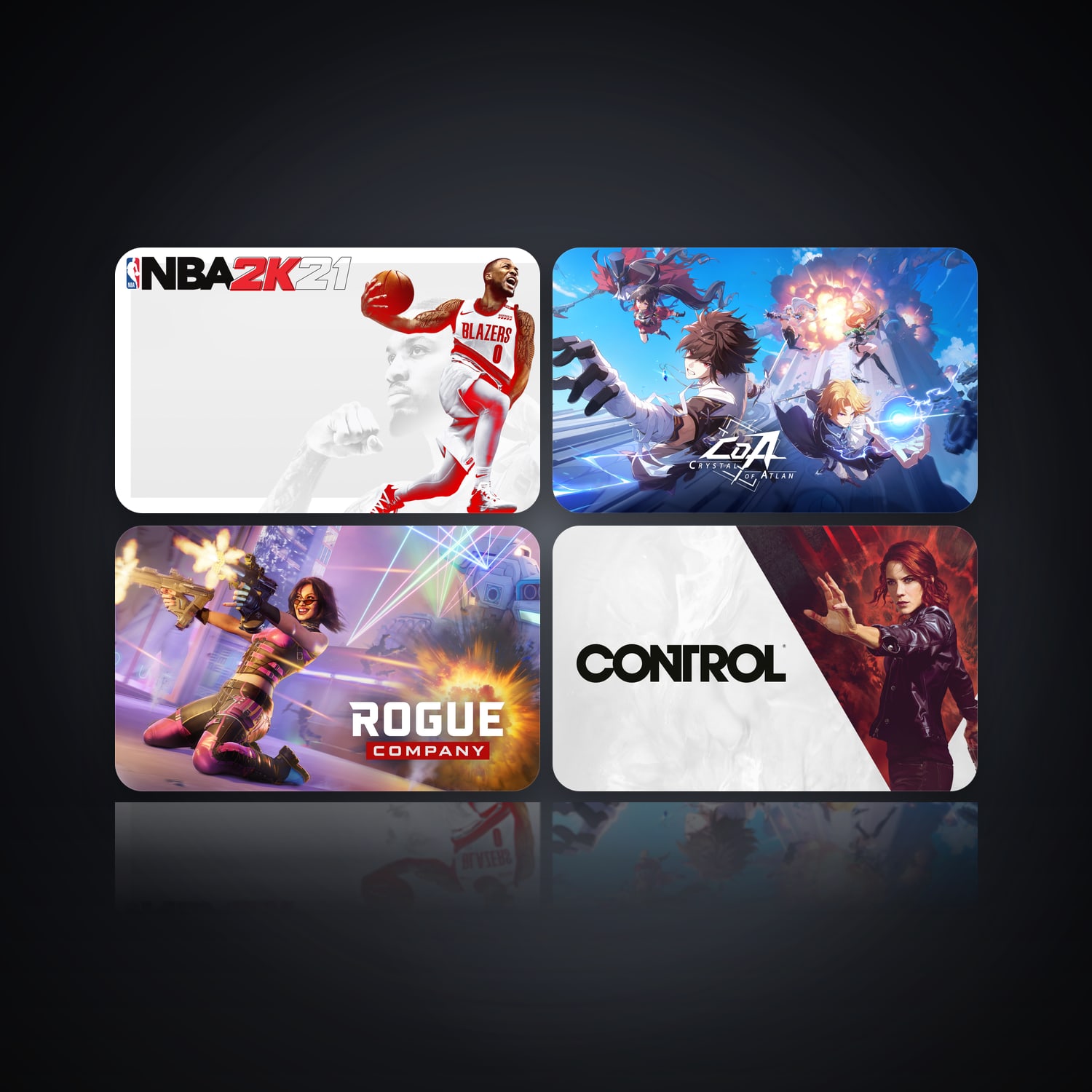 NBA 2K21 & Crystal of Atlan | 4 Games — HabibiAccounts