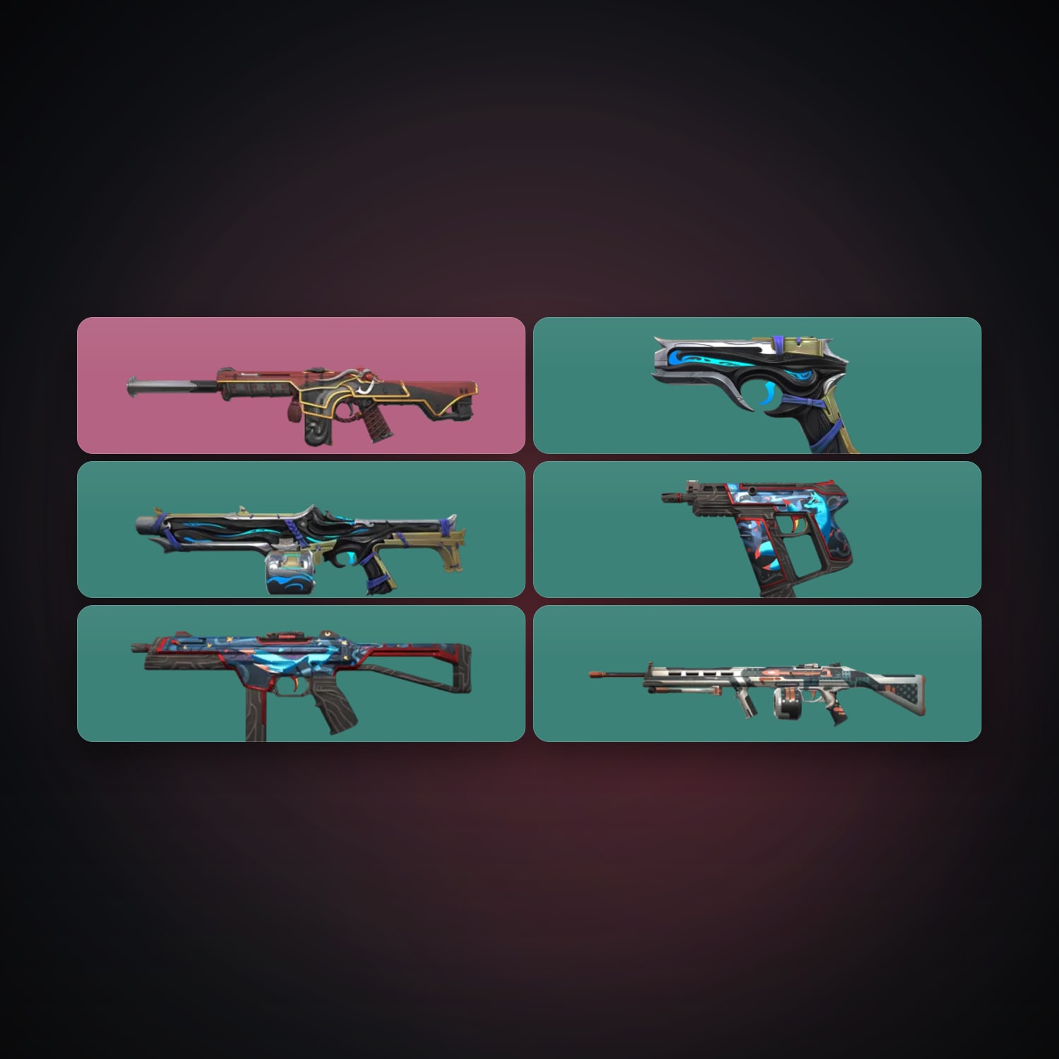 NA locker — 6 skins, lvl 9 — HabibiAccounts