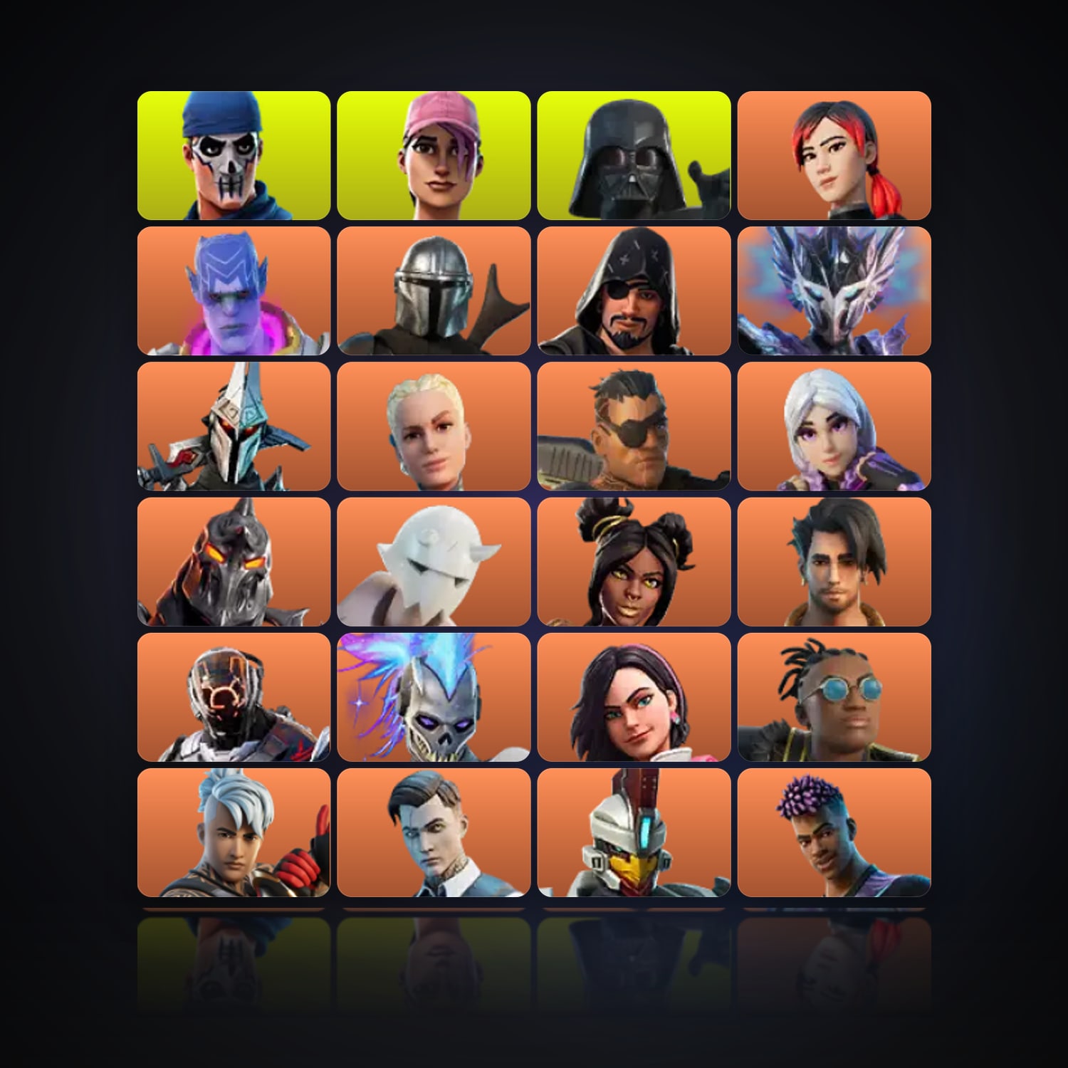 Fortnite | 186 Skins | 400 V-Bucks | Level 3488 | 787 Wins — HabibiAccounts