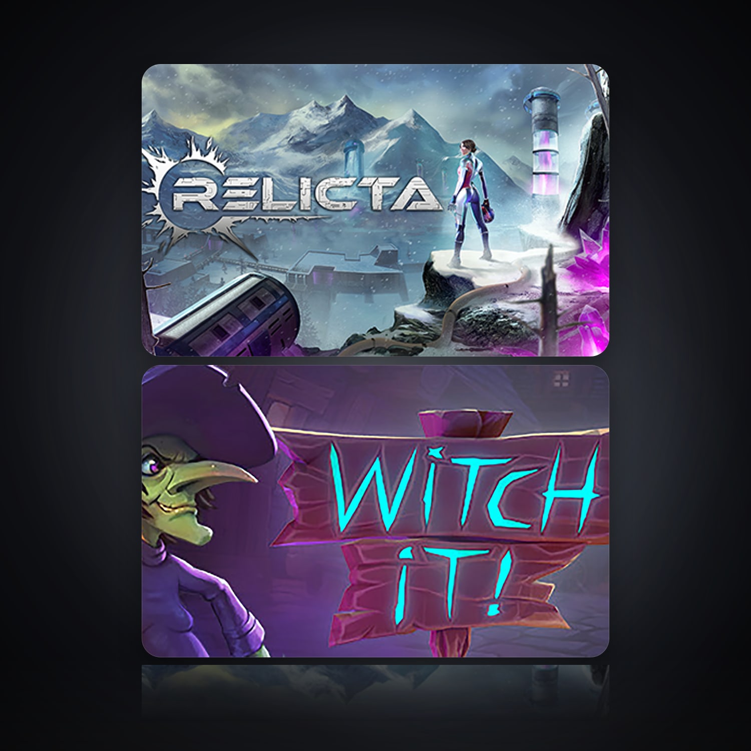 Relicta & Witch It | 2 Games — HabibiAccounts