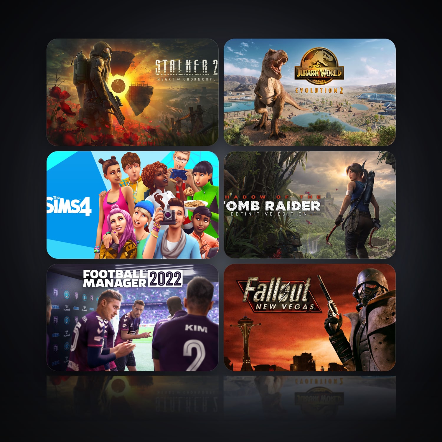 S.T.A.L.K.E.R. 2: Heart of Chernobyl & Jurassic World Evolution 2 | 20 Games — HabibiAccounts