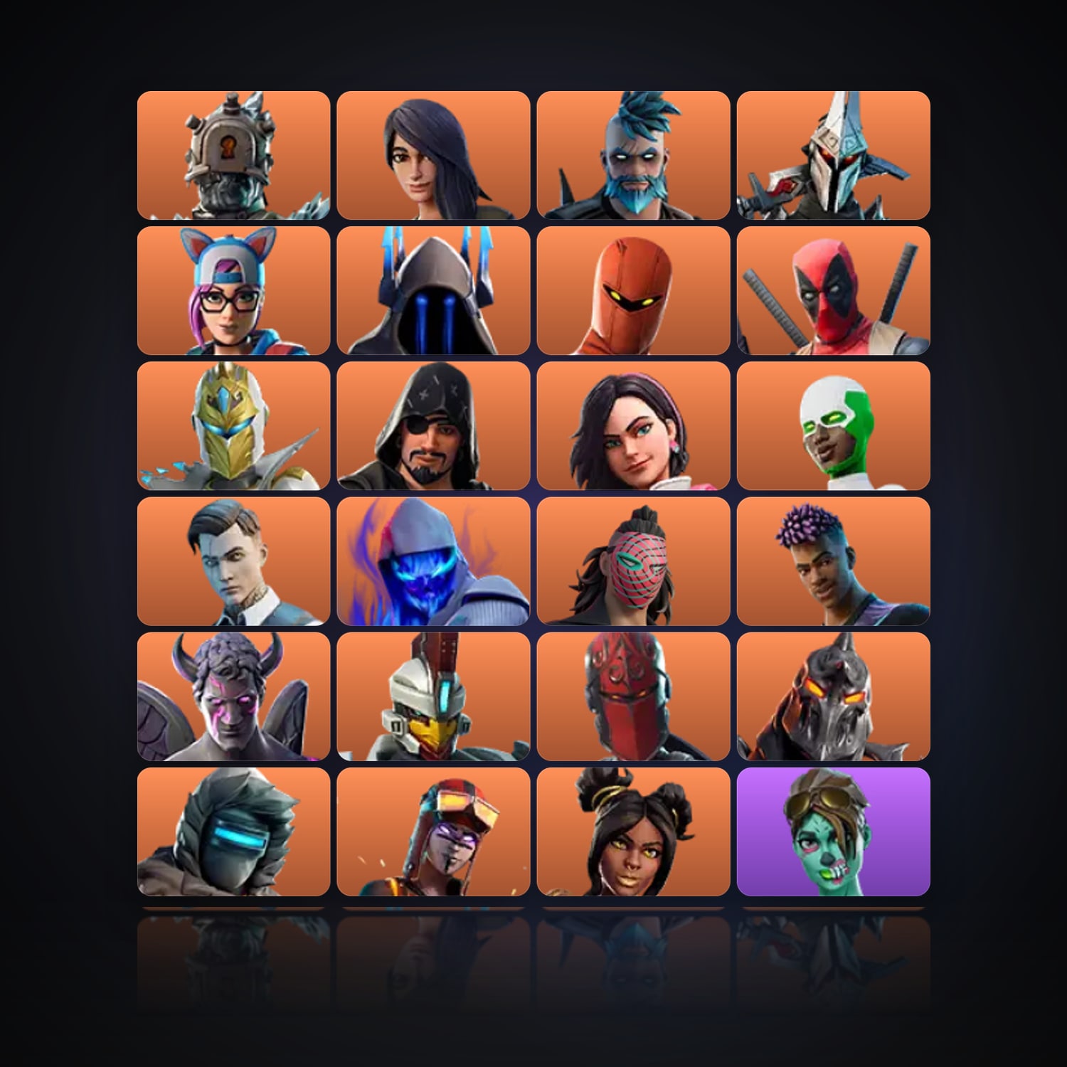 Fortnite | 112 Skins | 1.2K V-Bucks | Level 1679 | 259 Wins — HabibiAccounts