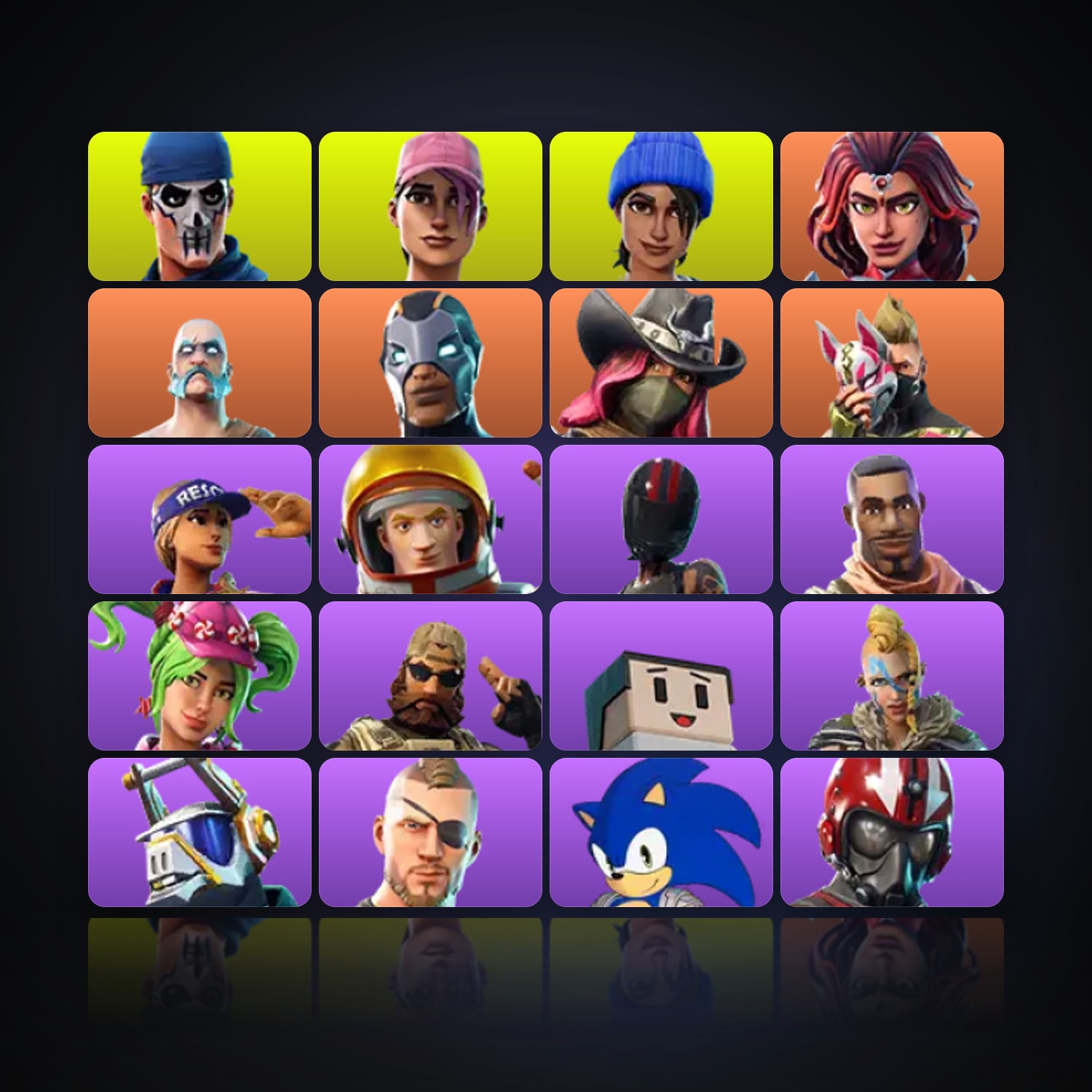 Fortnite | 23 Skins | 750 V-Bucks | Level 195 | 5 Wins — HabibiAccounts