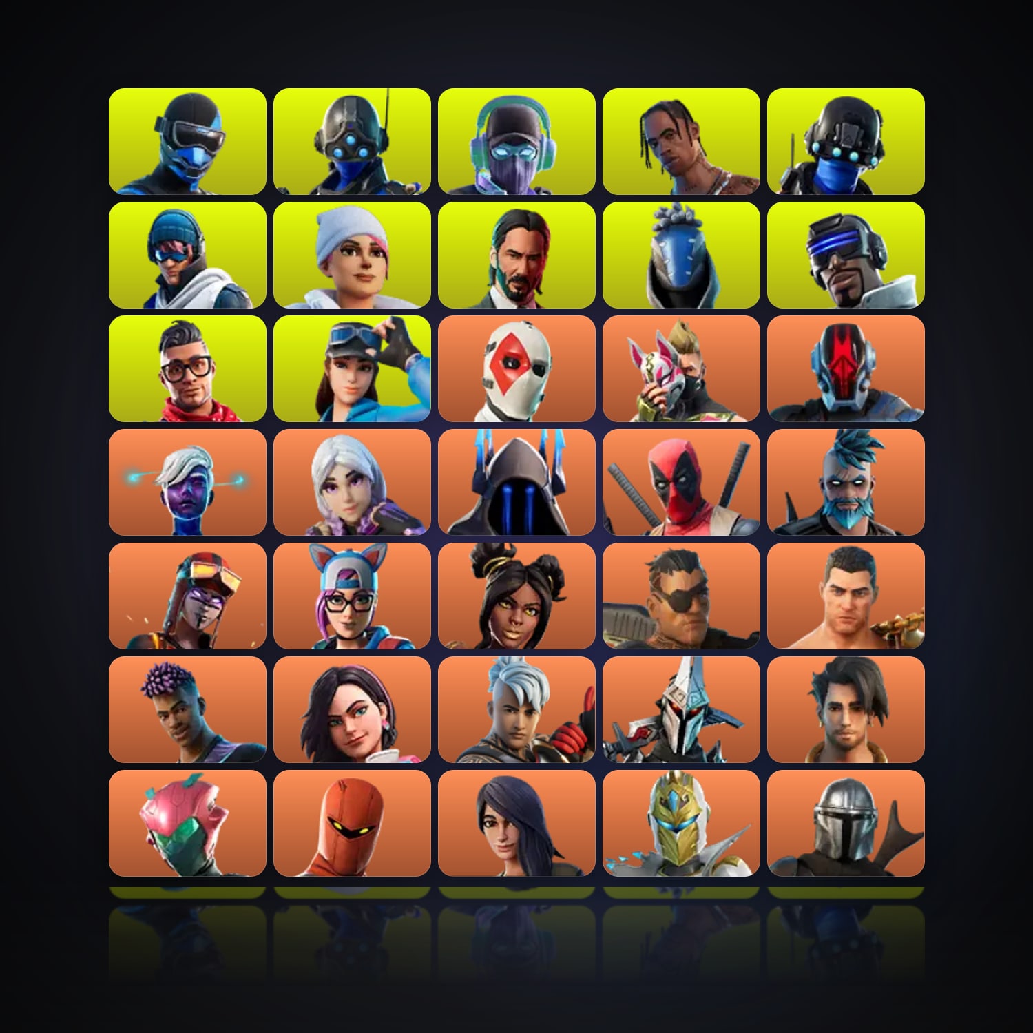 Fortnite | 229 Skins | 400 V-Bucks | Level 2670 | 295 Wins — HabibiAccounts