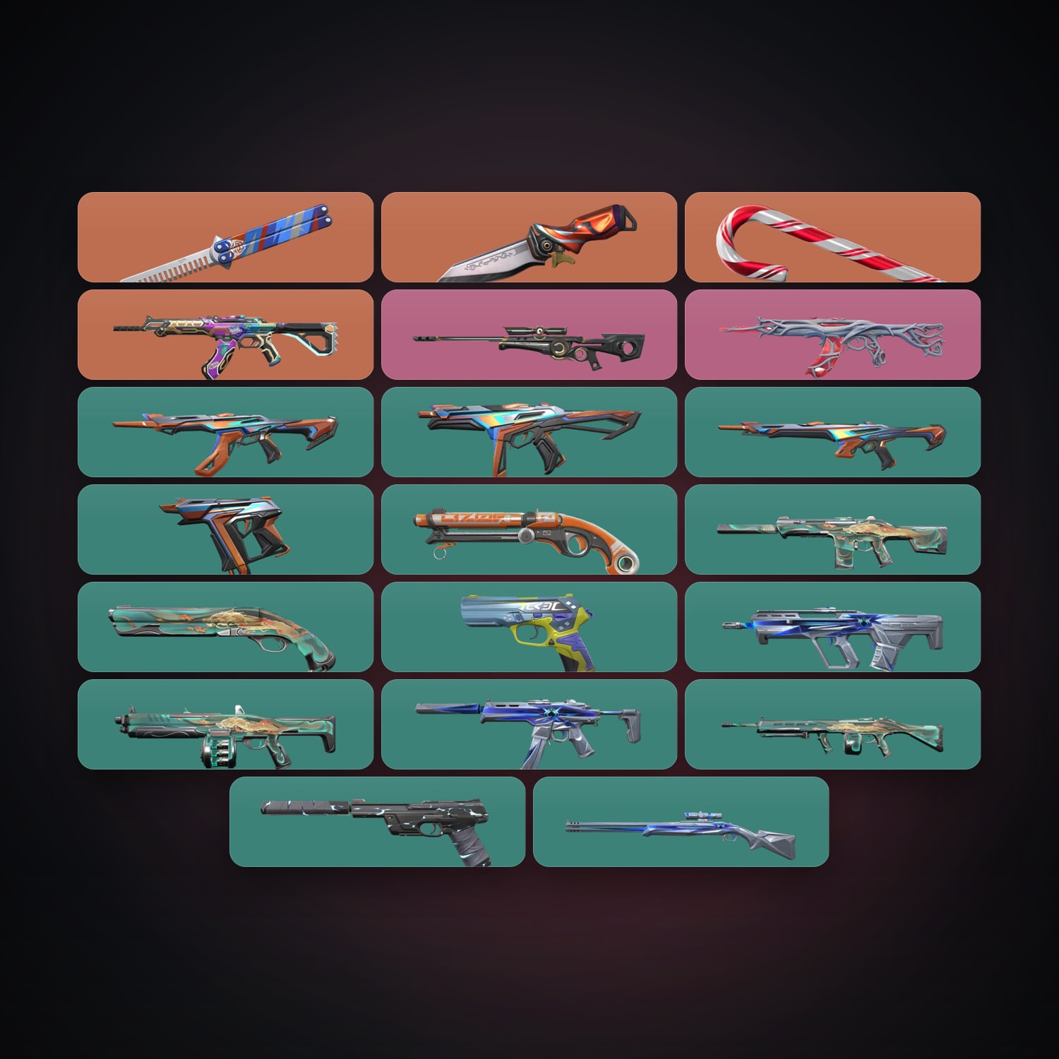 EU Plat 1 locker — 3 knives, 20 skins, lvl 82 — HabibiAccounts