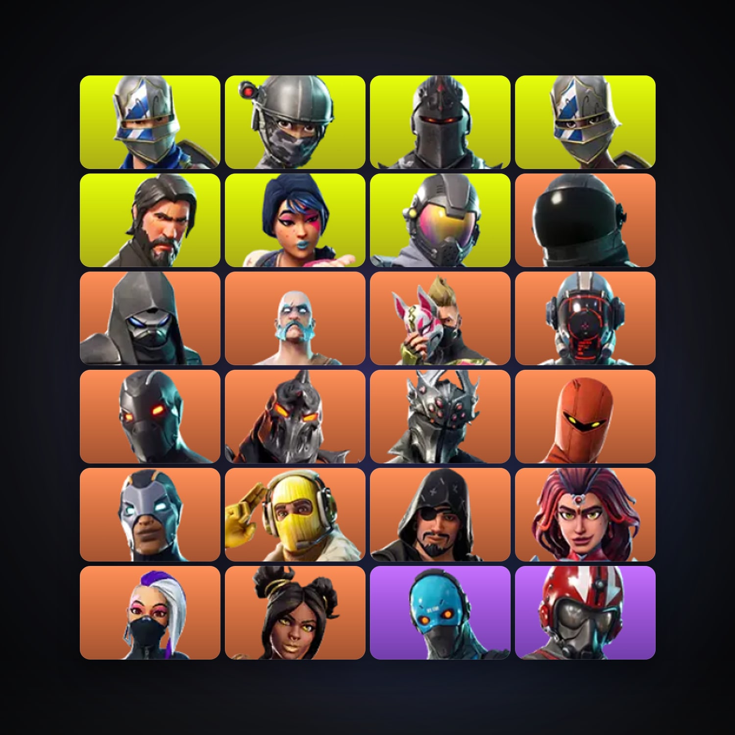 Fortnite | 52 Skins | 350 V-Bucks | Level 1056 | 499 Wins — HabibiAccounts